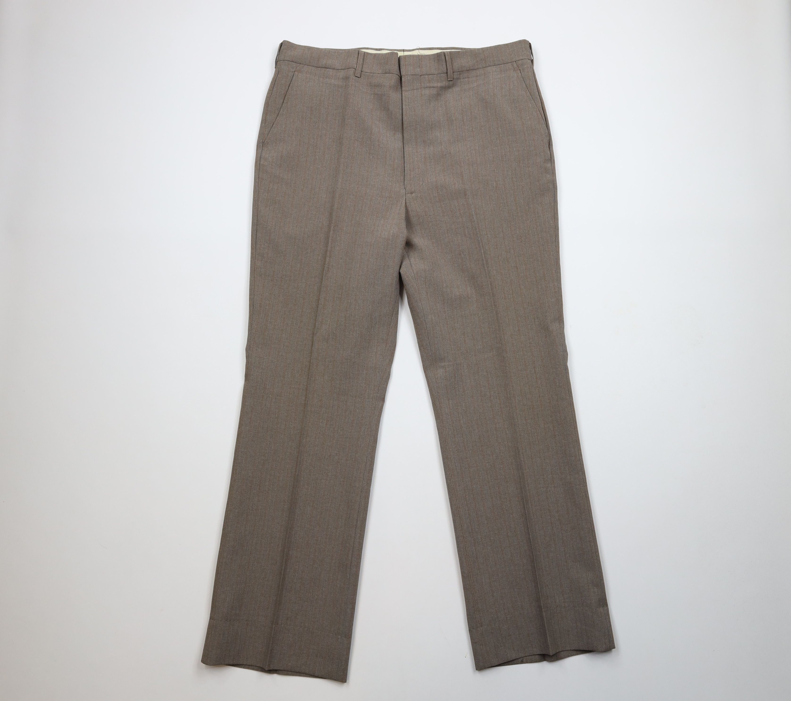 Vintage Vintage 70s Streetwear Knit Wide Leg Bell Bottoms Pants USA Size US 38 / EU 54 - 1 Thumbnail