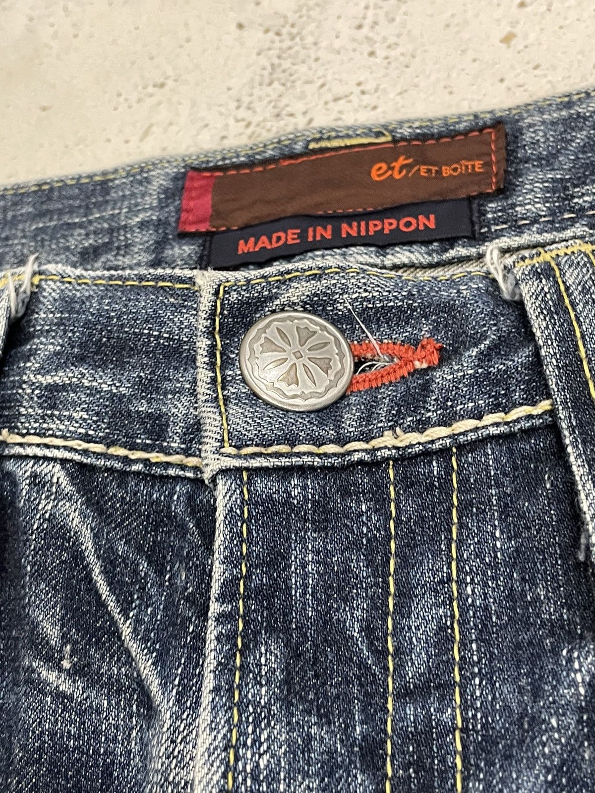 If Six Was Nine Et Boite Japan Blueway Nippon Crazy Y2k Flare Lightning Size US 30 / EU 46 - 10 Thumbnail