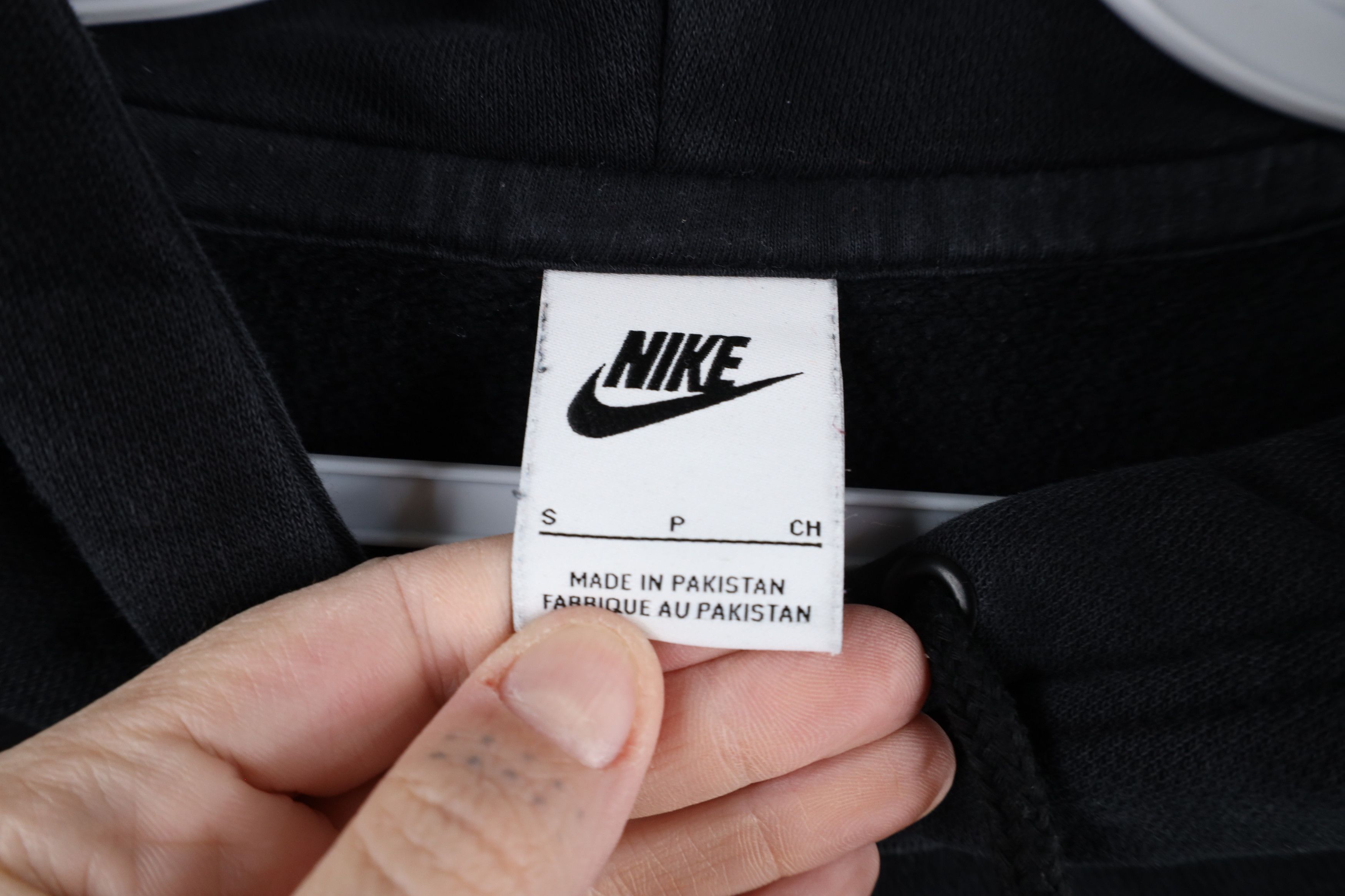 Nike Vintage Nike Scott Center Swoosh Hoodie Sweatshirt Black Size US S / EU 44-46 / 1 - 5 Thumbnail