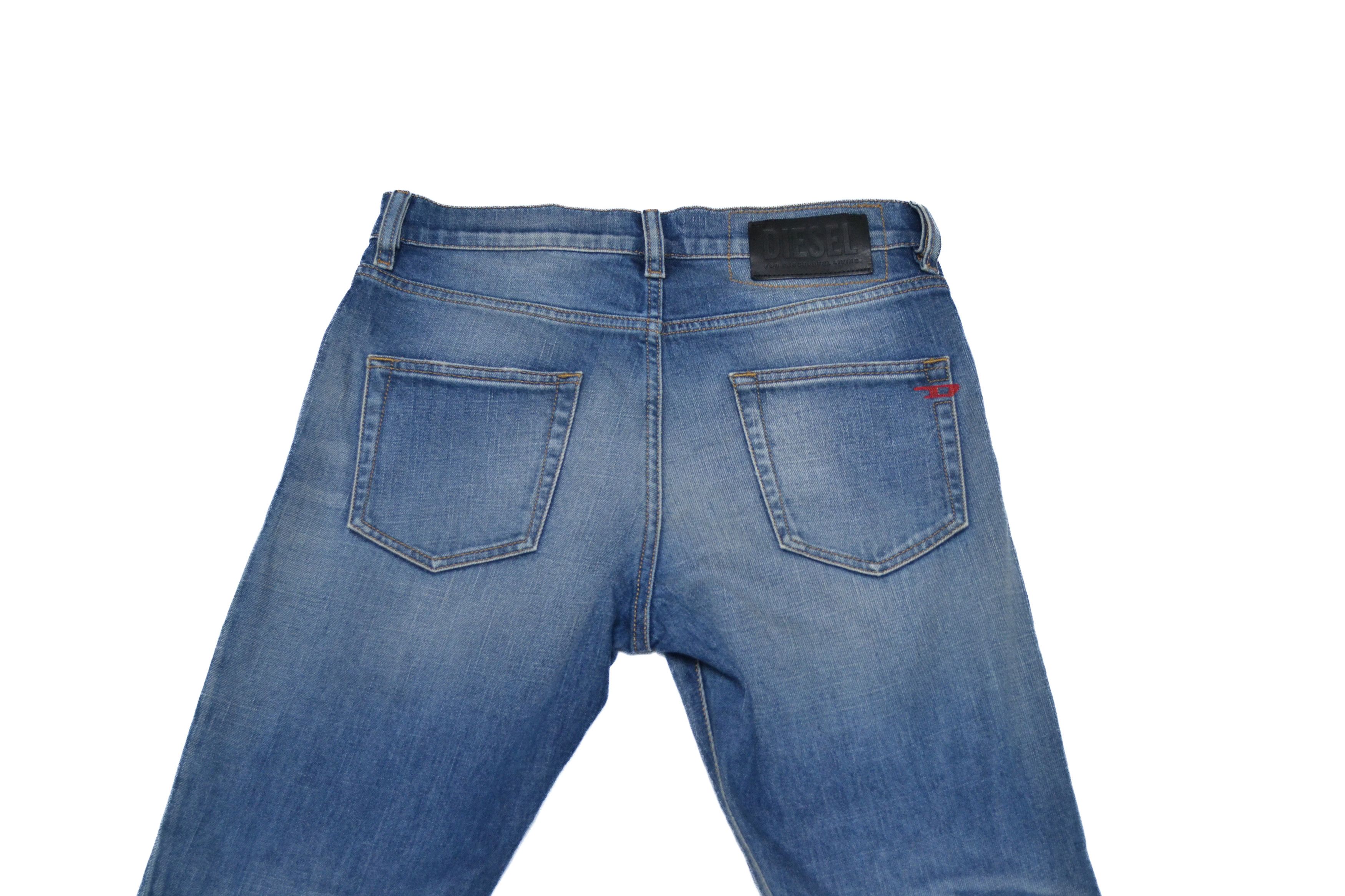 Diesel Diesel D-Strukt Slim 009HH Stretch Men’s Blue Jeans Size US 29 - 8 Thumbnail