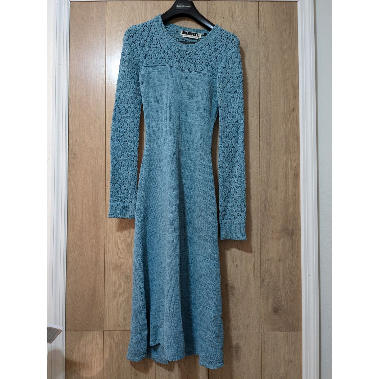 ROTATE Rotate Birger Christensen- Iveta Knit Dress / S-M / Blue Size S / US 4 / IT 40 - 5 Thumbnail