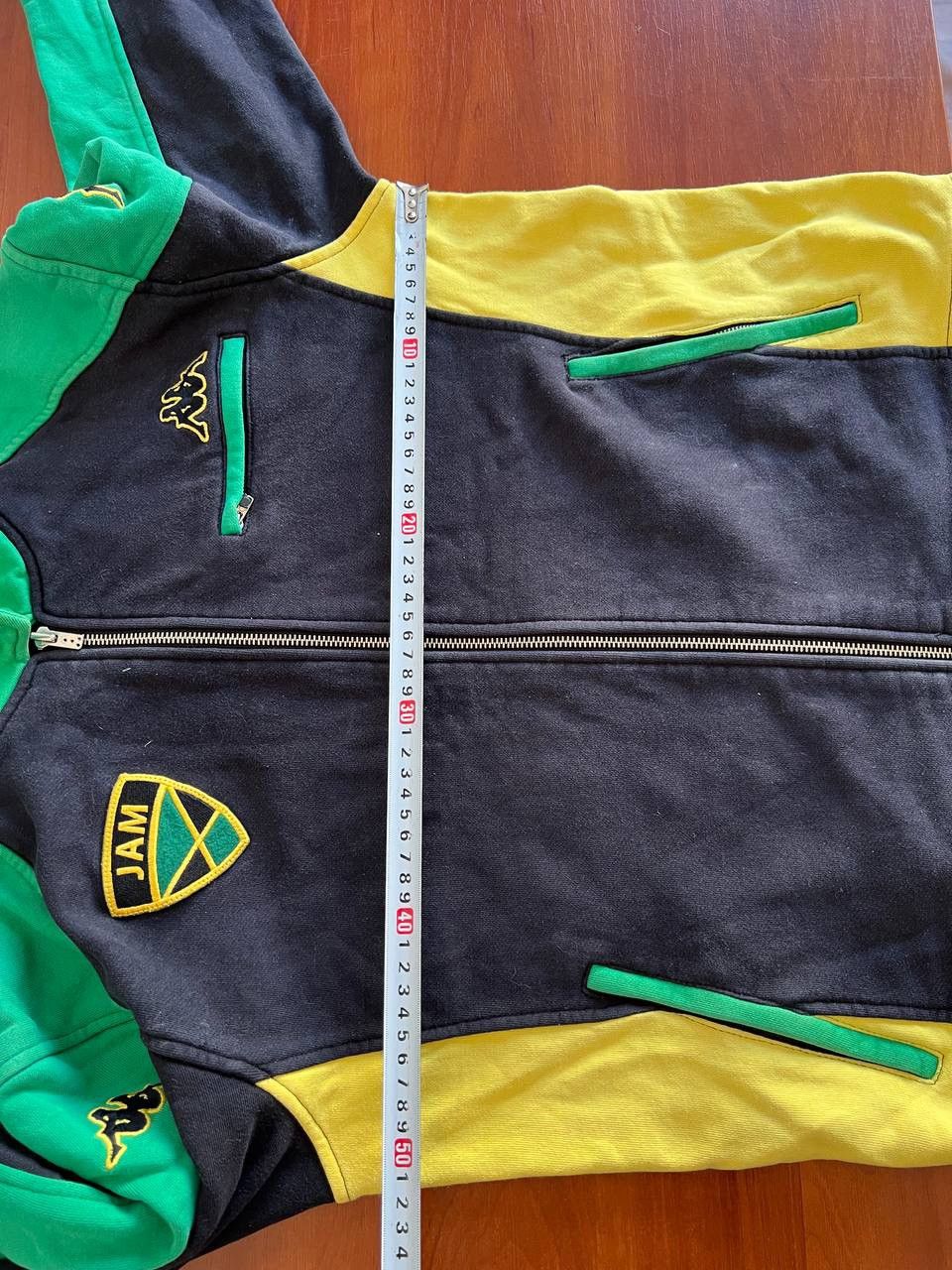 Kappa 2012/15 JAMAICA TEAM THIRD TRAVEL SOCCER FOOTBALL JACKET XL Size US XL / EU 56 / 4 - 22 Thumbnail
