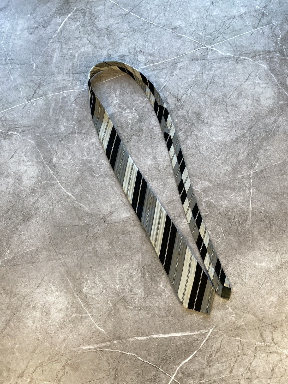 Designer × Lanvin Lanvin Paris Tie Vintage Luxury Made in France Monogram Logo Size ONE SIZE - 2 Thumbnail