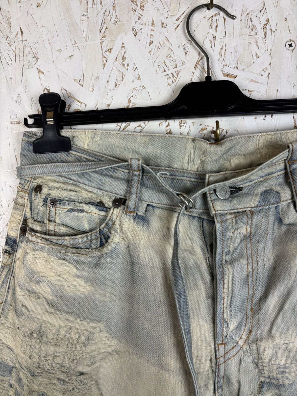 Acne Studios Acne Studios SS24 Digital Distressed Printed Jeans Size 25" / US 0 / IT 36 - 5 Thumbnail