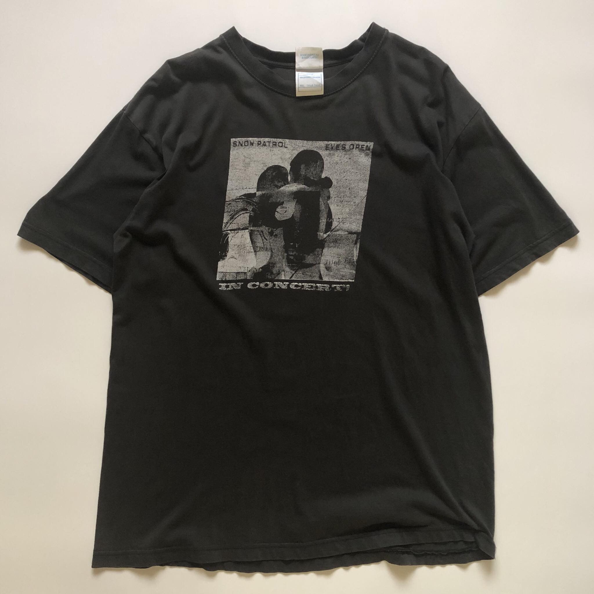 Image of Vintage Snow Patrol Band Tour Shirt in Black, Men's (Size XL)