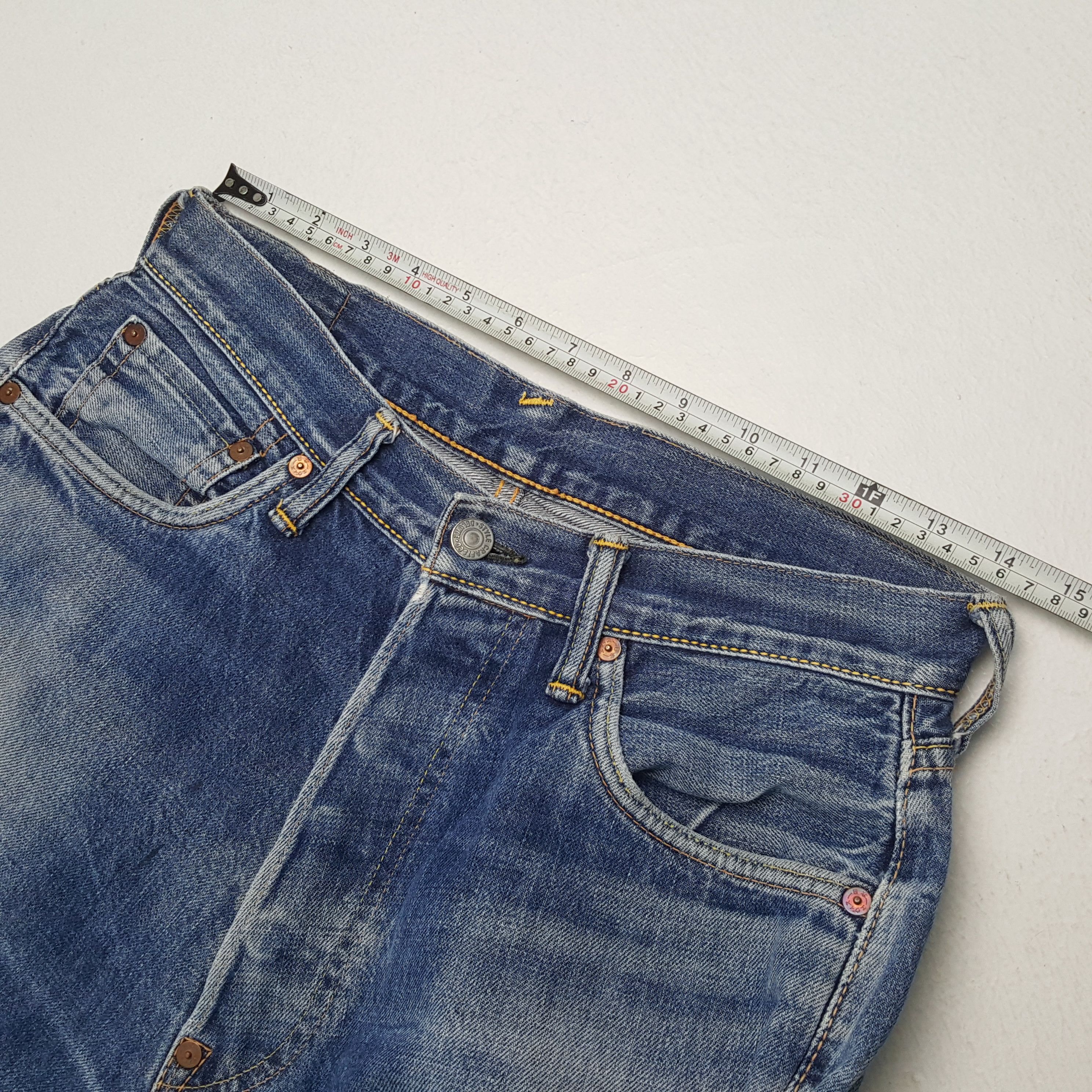 Evisu × Japanese Brand × Vintage EVISU Japanese Brand Streetwear Custom Daicock Jeans Size US 28 / EU 44 - 7 Thumbnail
