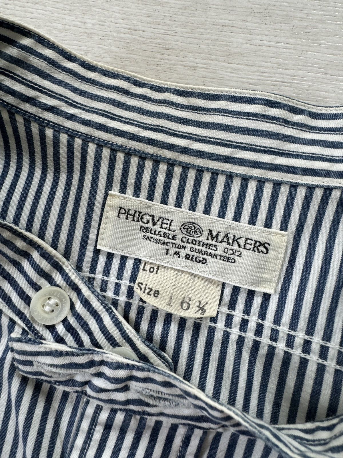 PHIGVEL MAKERS & Co. Phigvel Makers Collar Band shirt Size US M / EU 48-50 / 2 - 4 Thumbnail