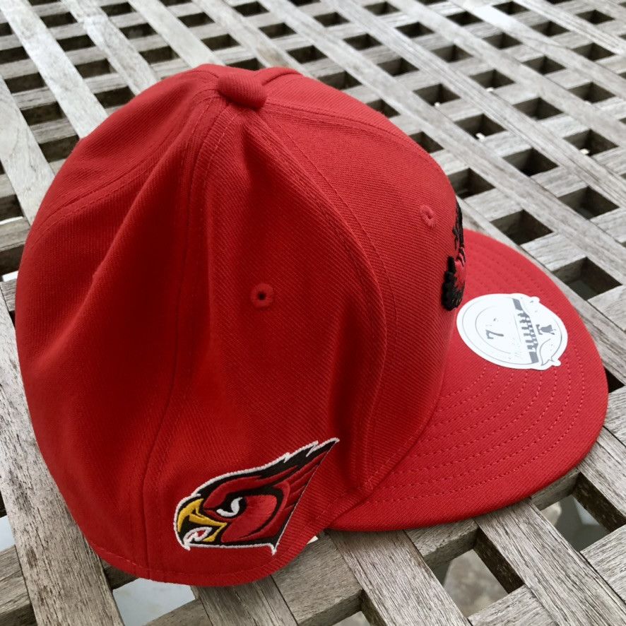 Mitchell & Ness Atlanta Hawks 90s Retro Logo Patch NBA HWC Fitted Hat 7 1/8 Size ONE SIZE - 3 Thumbnail