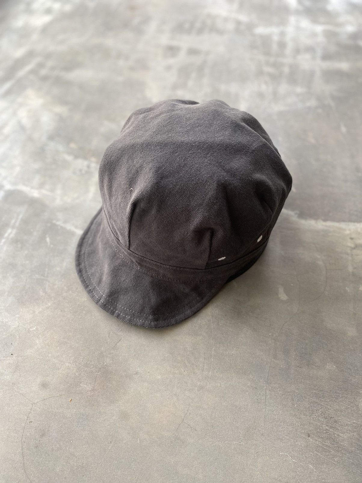 Japanese Brand × Vintage REVERSIBLE JACK & JILL HICKHORY MECHANIC CAP Size ONE SIZE - 7 Thumbnail