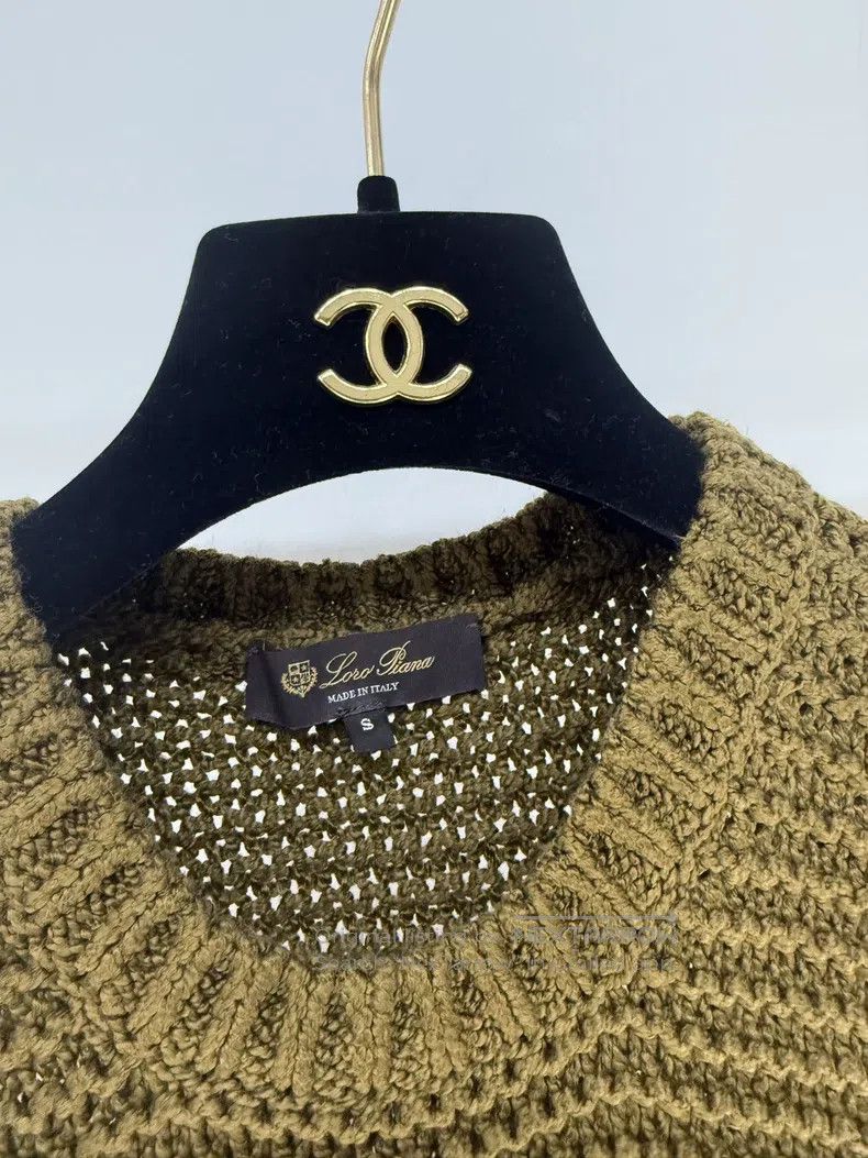 Loro Piana Loro Piana 24 Spring/Summer Coarse Knit Sweater with Lante Size S / US 4 / IT 40 - 4 Thumbnail