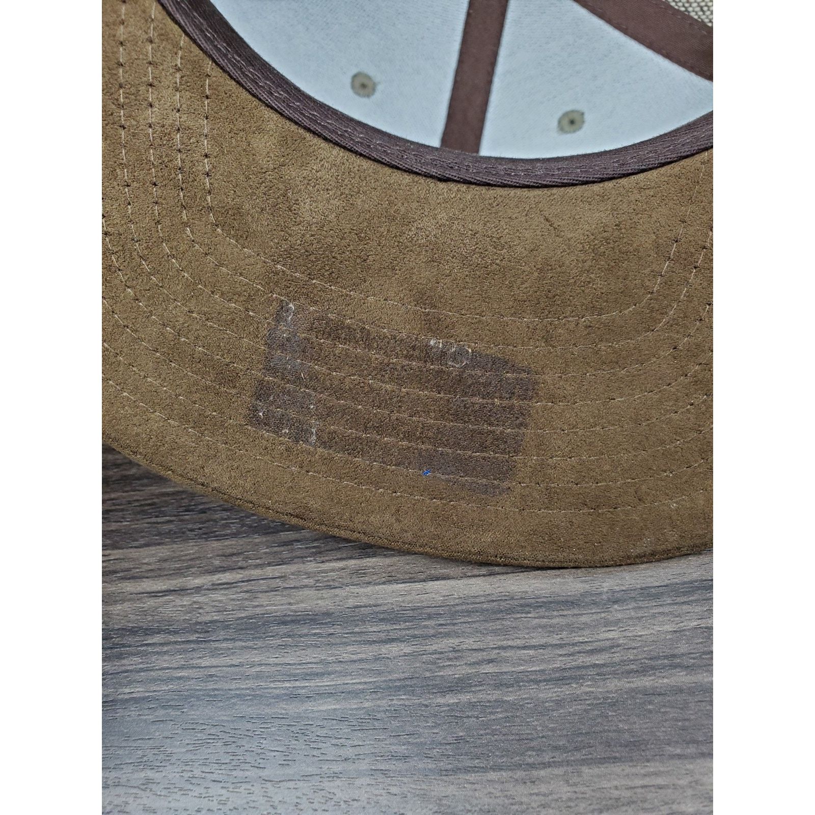 Brixton Brixton MFG Company Snapback Cap Hat Brown Tan Leather Patch Size ONE SIZE - 10 Thumbnail