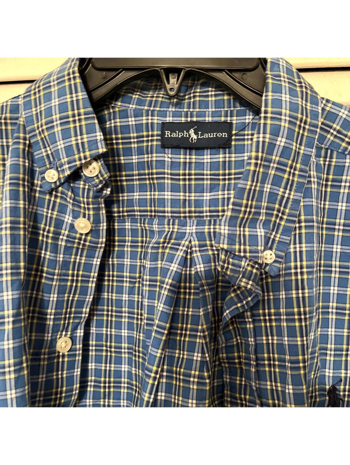 Polo Ralph Lauren Polo Ralph Lauren Boys Plaid Button Down Shirt Med.(10-12) Size US XXS / EU 40 - 2 Thumbnail