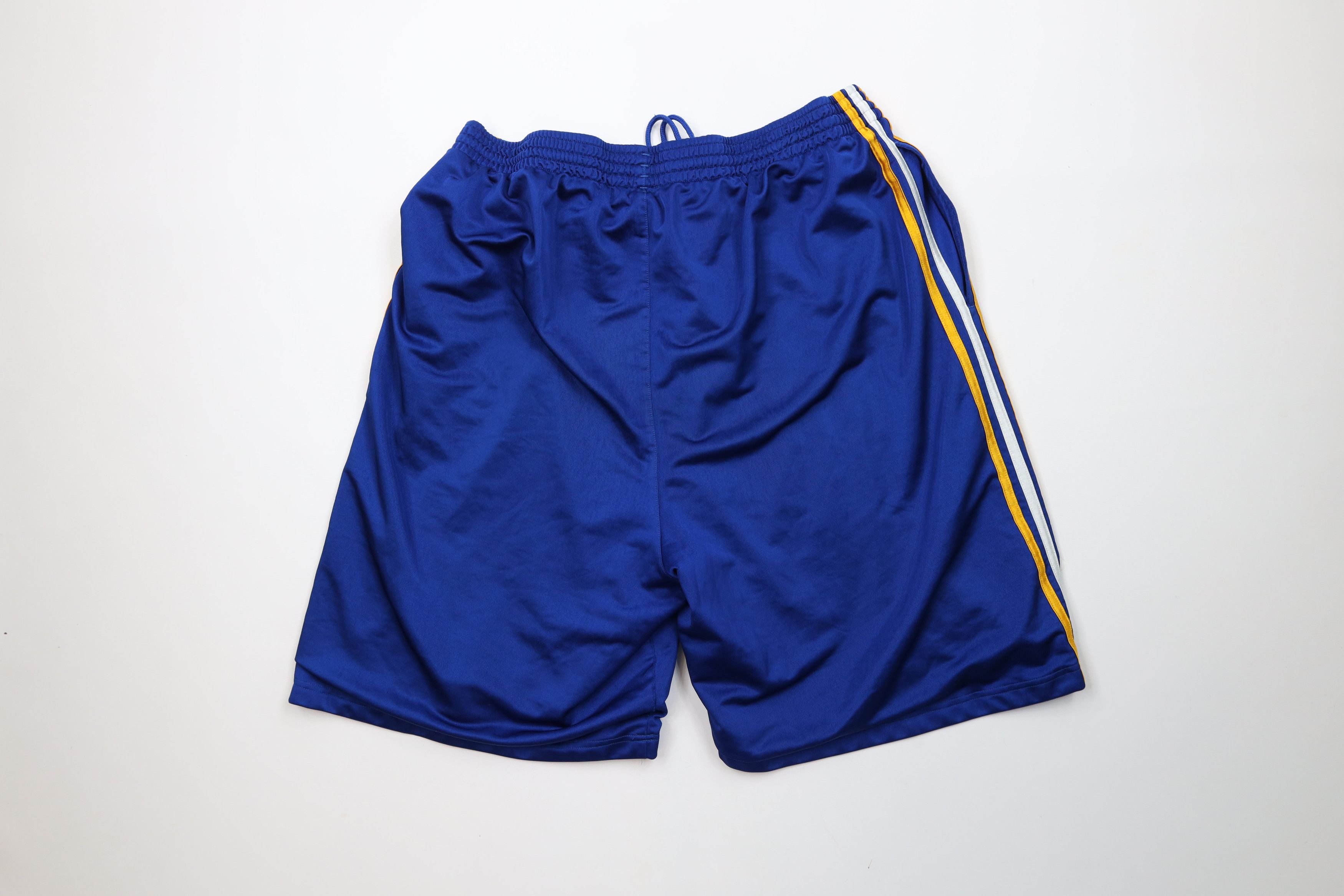Adidas × Vintage Vintage Y2K Adidas Dazzle Striped Basketball Gym Shorts Size US 38 / EU 54 - 10 Thumbnail