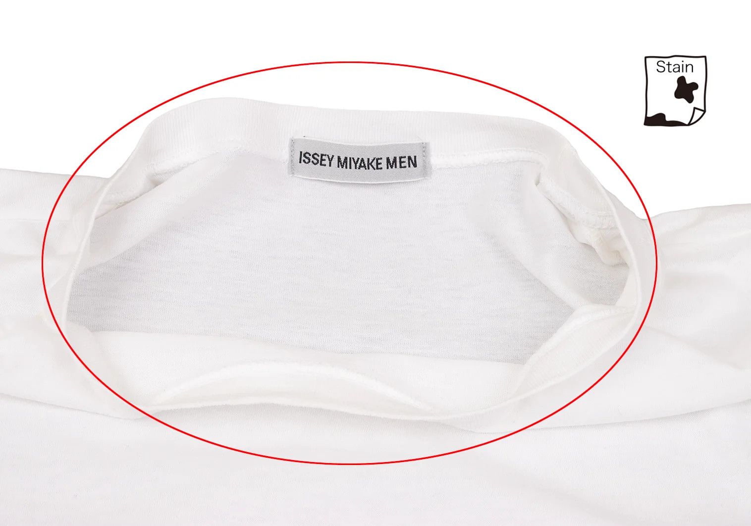 Issey Miyake Basic Cotton Short Sleeve T-Shirt in Off White M Size US M / EU 48-50 / 2 - 5 Thumbnail