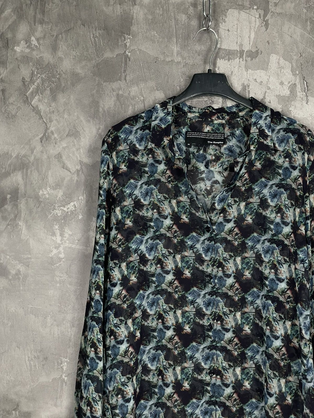 The Kooples The Kooples Flower Print Viscose Shirt Button Ups Size US M / EU 48-50 / 2 - 3 Thumbnail