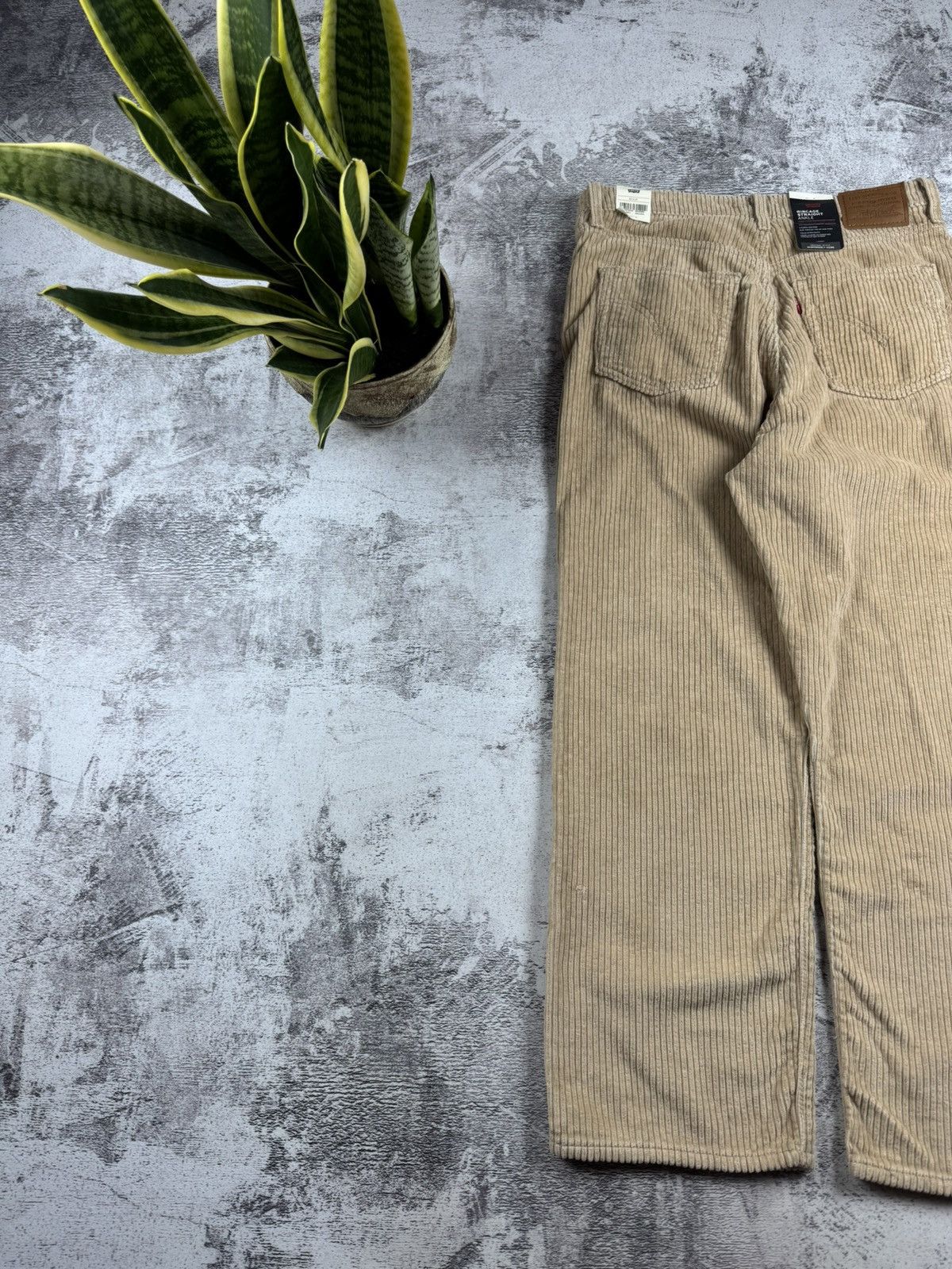 Levi's Levis NEW Ribcage Straight Ankle Velvet Velour Men’s High Rise Pants Trousers Size US 30 / EU 46 - 3 Thumbnail