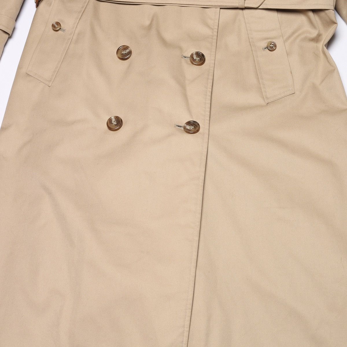 DAKS Daks London Double Breasted Trench Coat Beige Size M / US 6-8 / IT 42-44 - 10 Thumbnail