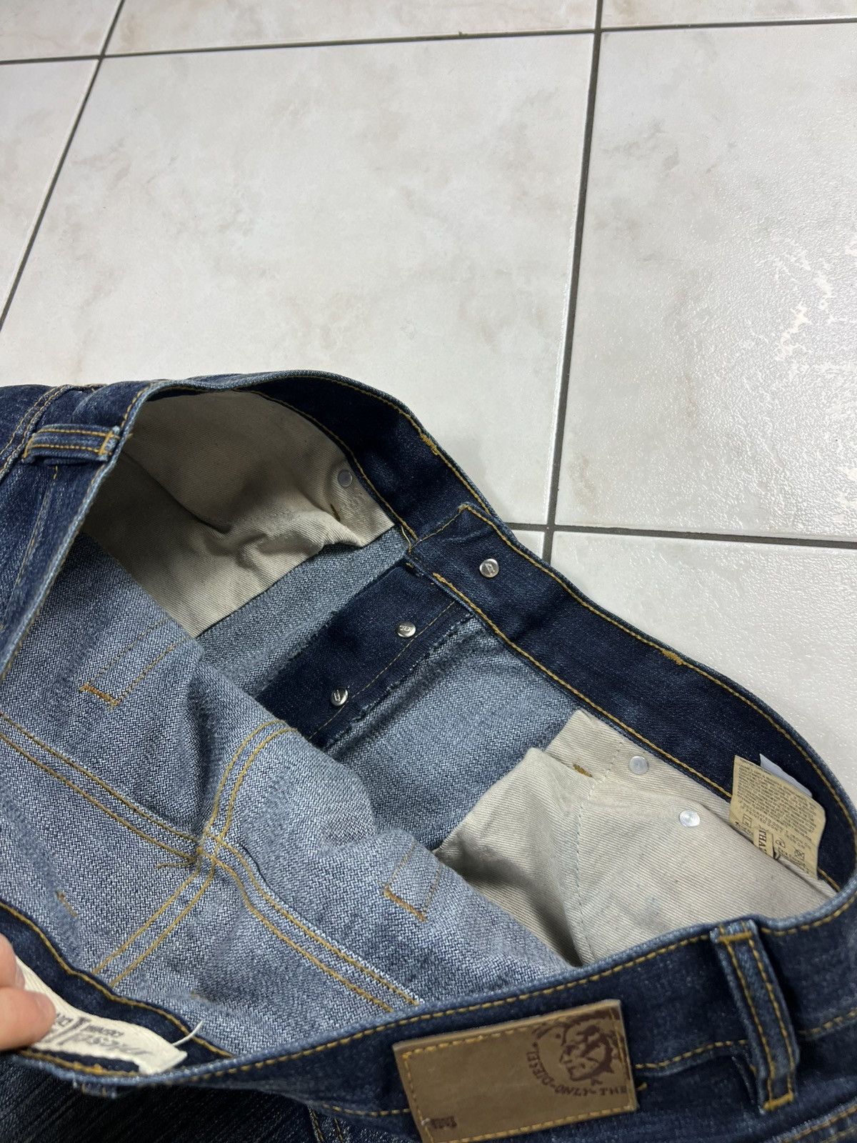 Diesel Vintage Diesel Roody raw navy distressed denim y2k jeans Size US 38 / EU 54 - 20 Thumbnail