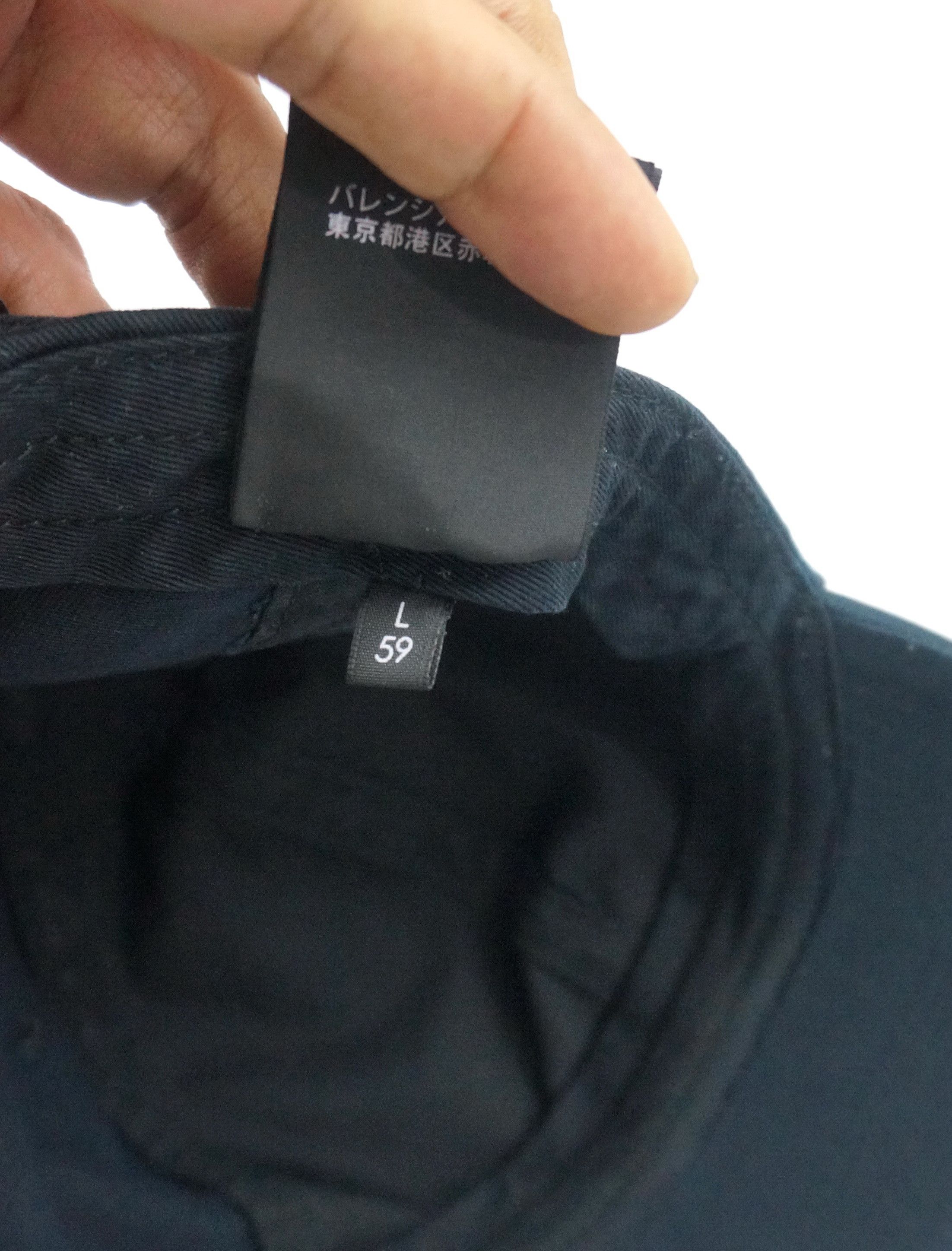 Balenciaga RARE Balenciaga Sinners Logo Black Hat Baseball Cap Size ONE SIZE - 11 Thumbnail
