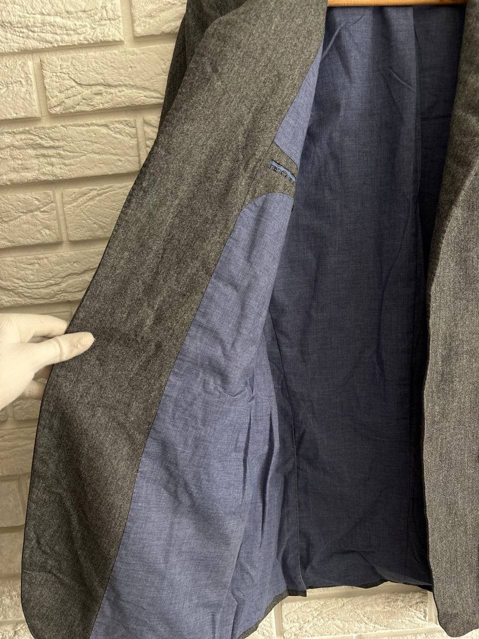 Suitsupply Suitsupply blazer pure wool gray Size 40L - 11 Thumbnail