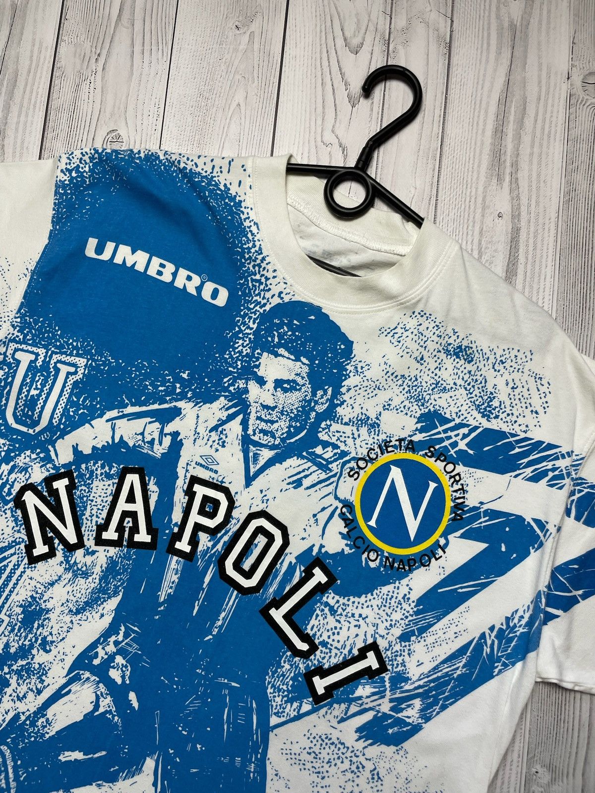 Other Vintage Maradona soccer tee big logo Y/K size L/XL Size US XL / EU 56 / 4 - 3 Thumbnail