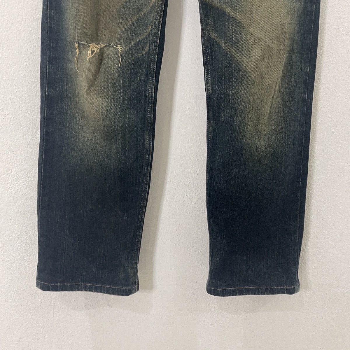 Edwin Vintage Edwin Cowboy Motive Distressed Denim Jeans Size US 30 / EU 46 - 10 Thumbnail