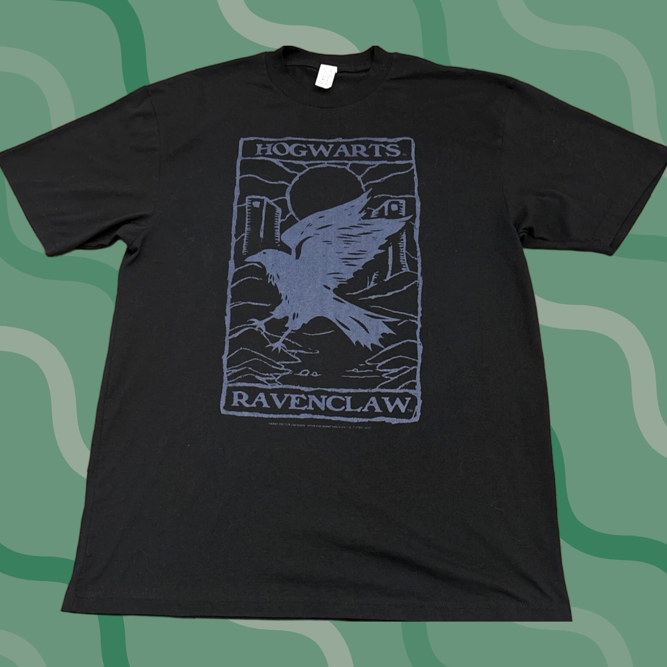 Vintage VINTAGE Harry Potter Ravenclaw T-Shirt Big & Tall XLT Black Mens Size US XL / EU 56 / 4 - 1 Thumbnail