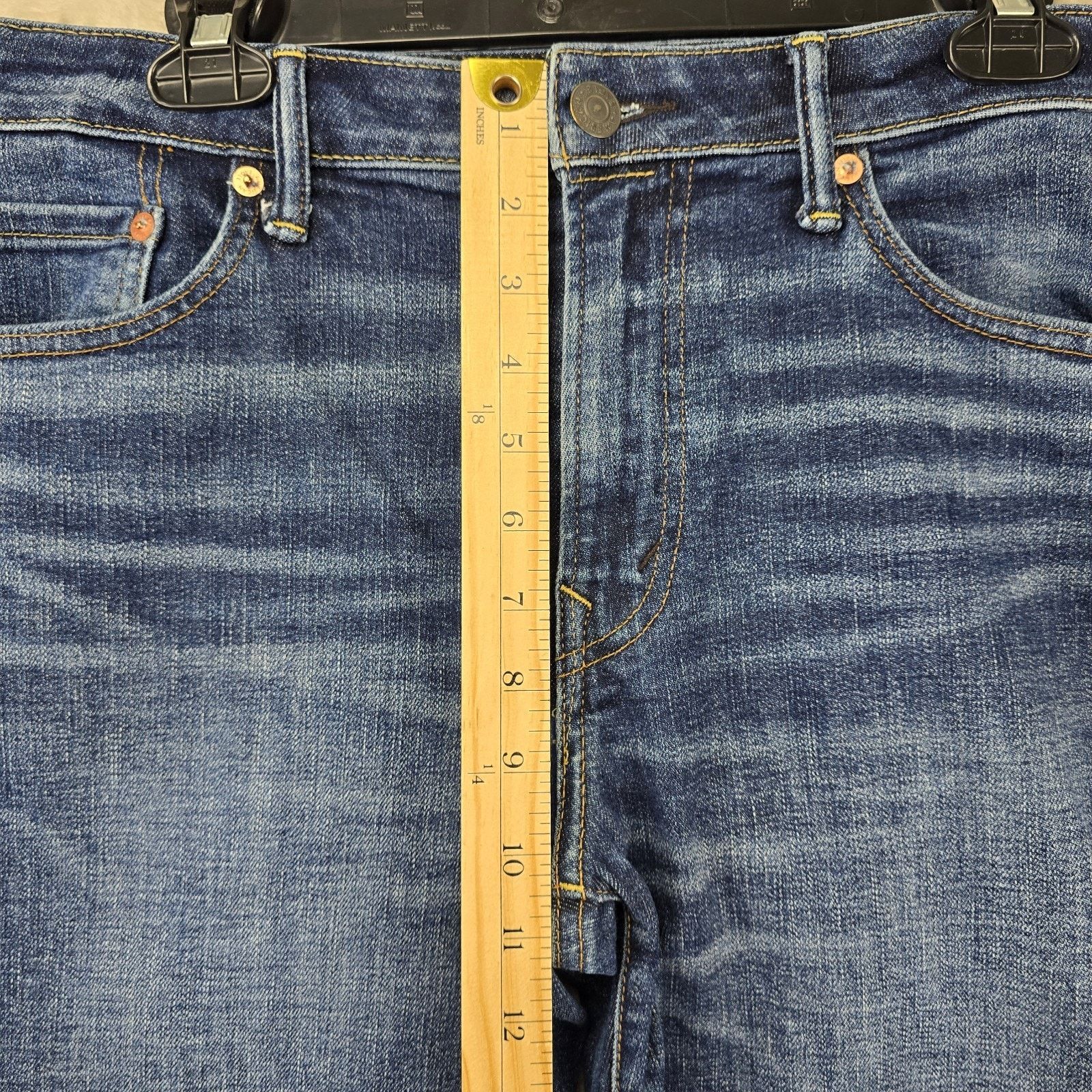 American Eagle Outfitters American Eagle Original Straight Jeans 33x30 (Fits 36x28) Size US 36 / EU 52 - 12 Thumbnail