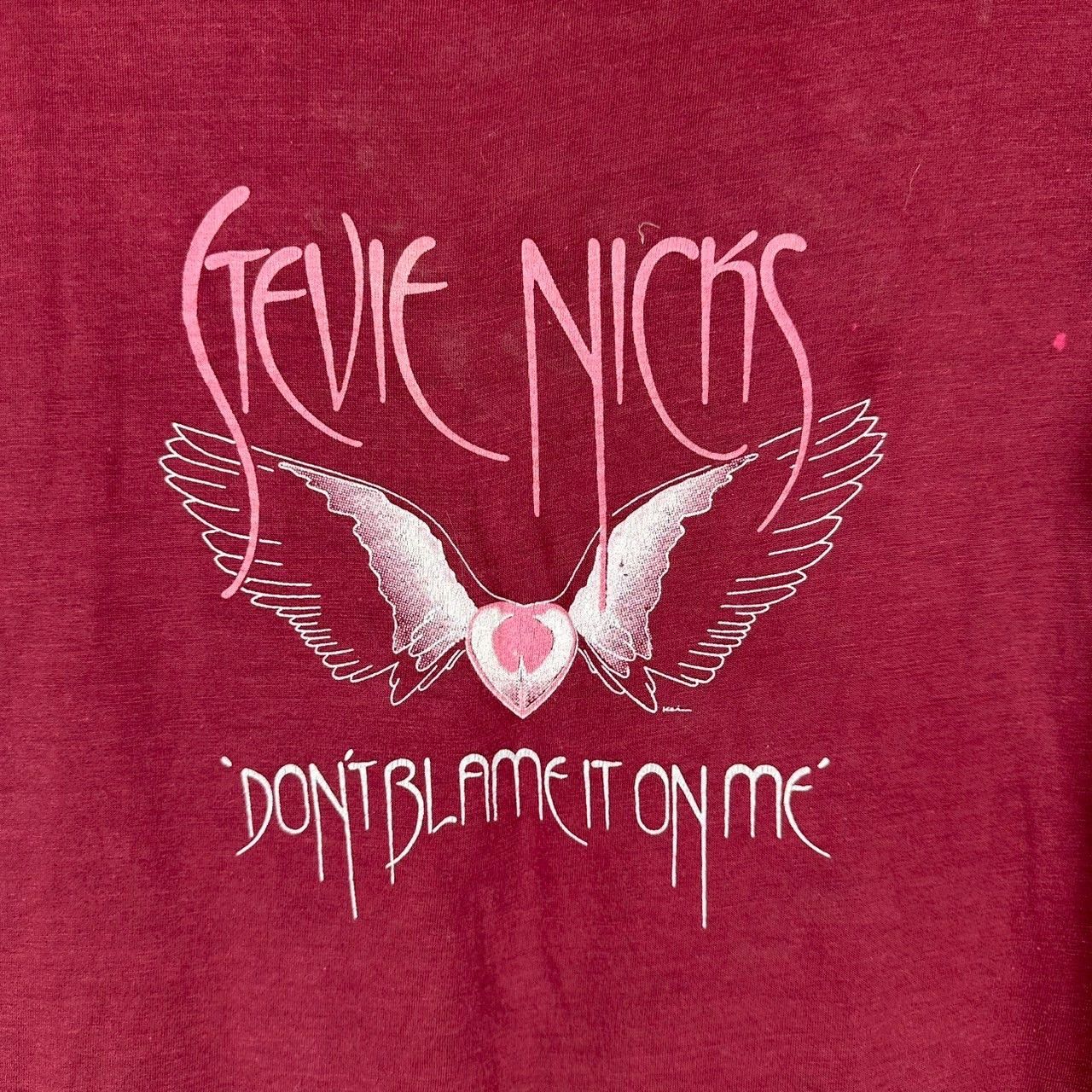 Band Tees × Vintage 1983 Stevie Nicks Don't Blame It on Me Fleetwood Mac Tee Size US M / EU 48-50 / 2 - 7 Thumbnail
