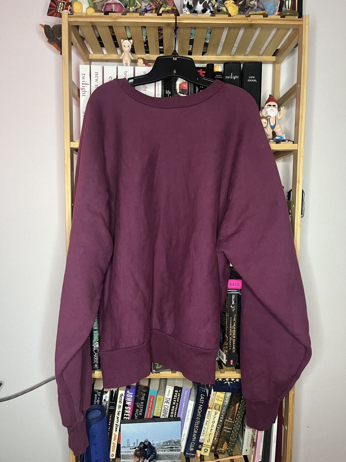 Los Angeles Apparel Yeezy Jesus is King Blank Burgundy Crewneck Unreleased Size US L / EU 52-54 / 3 - 4 Thumbnail
