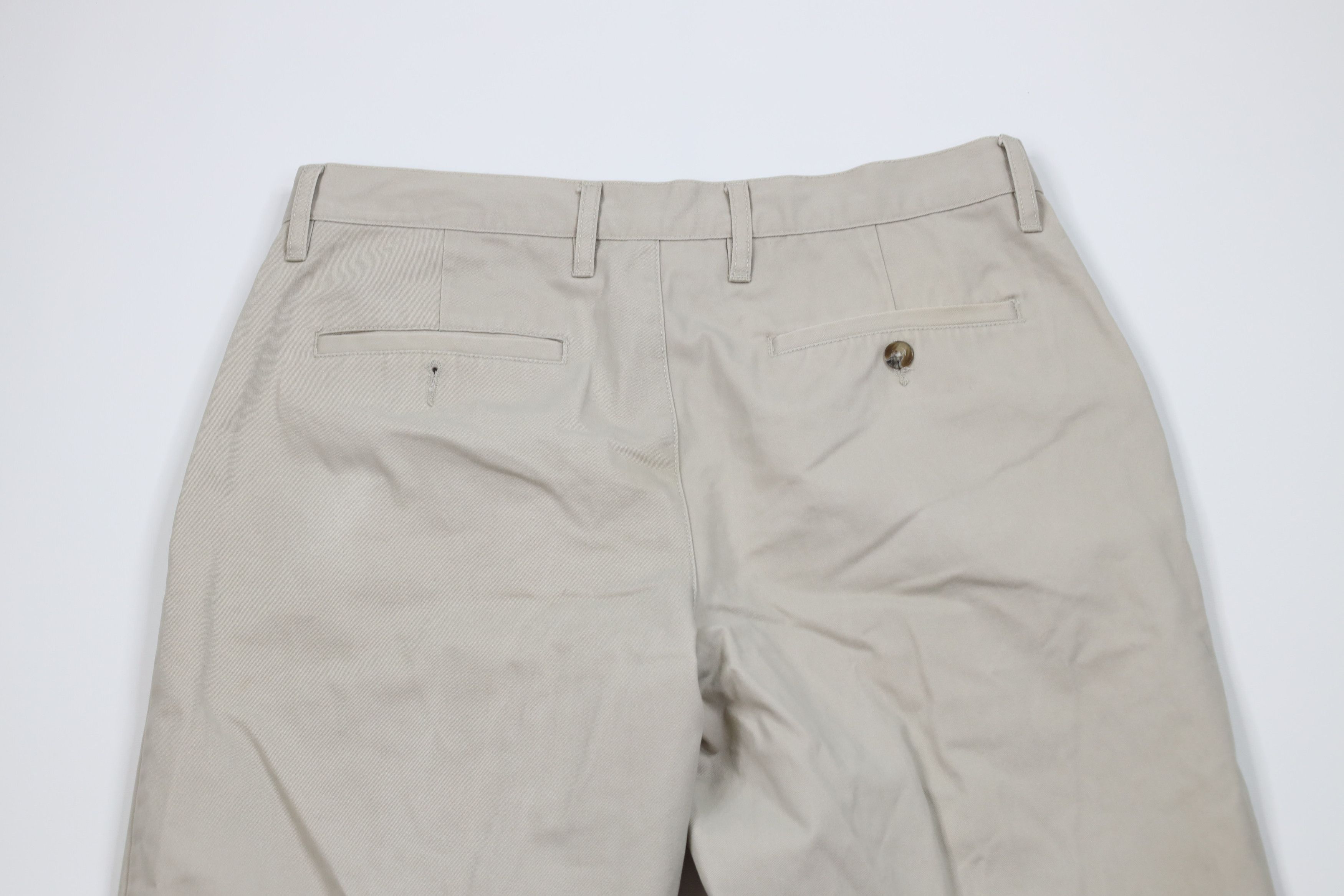 Vintage Vintage 90s Streetwear Wide Leg Chino Pants Khaki Beige Size US 32 / EU 48 - 11 Thumbnail