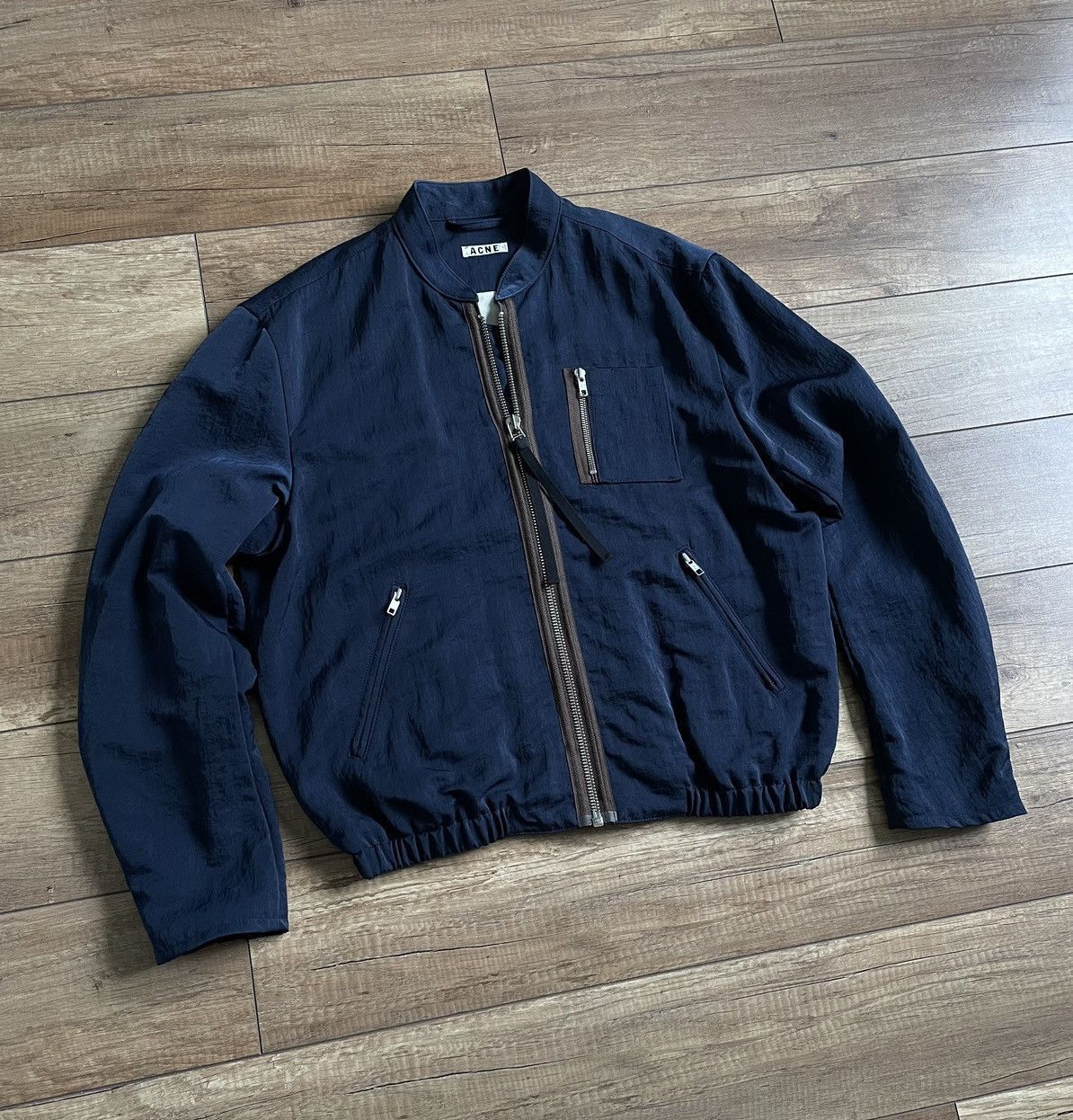 Acne Studios Acne Studios Cusack SS13 Nylon Shimmer Bomber Jacket Size US M / EU 48-50 / 2 - 5 Thumbnail