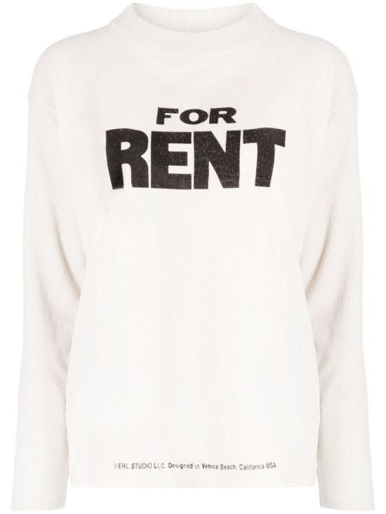 ERL ERL Women Sweater ERL07N026 1 White Size L / US 10 / IT 46 - 1 Thumbnail