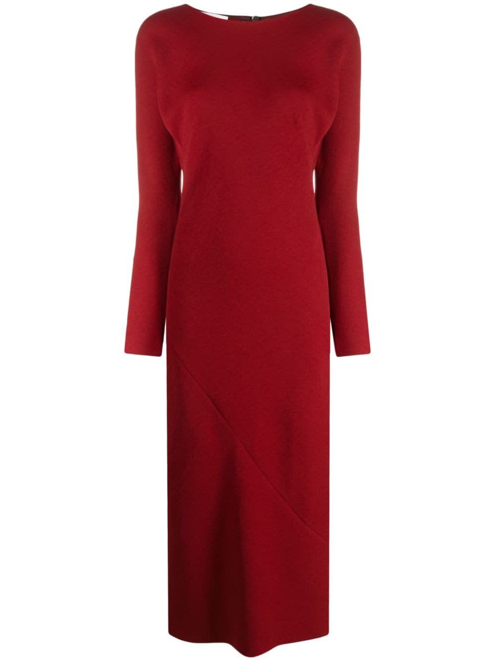 Dries Van Noten CREPE MIDI DRESS Size S / US 4 / IT 40 - 1 Thumbnail