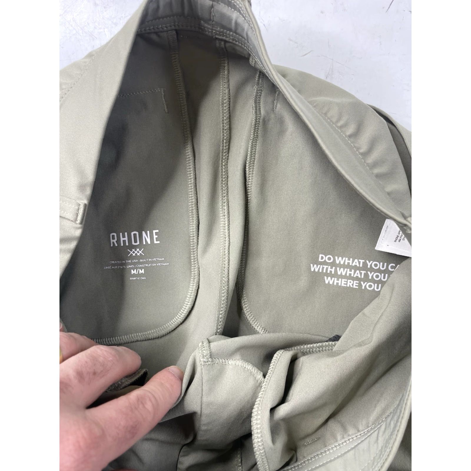 Rhone Rhone Pants Men Regular Beige 101670 Stretch Chino Jogger Flat Front 101670 M Size US 31 - 5 Thumbnail