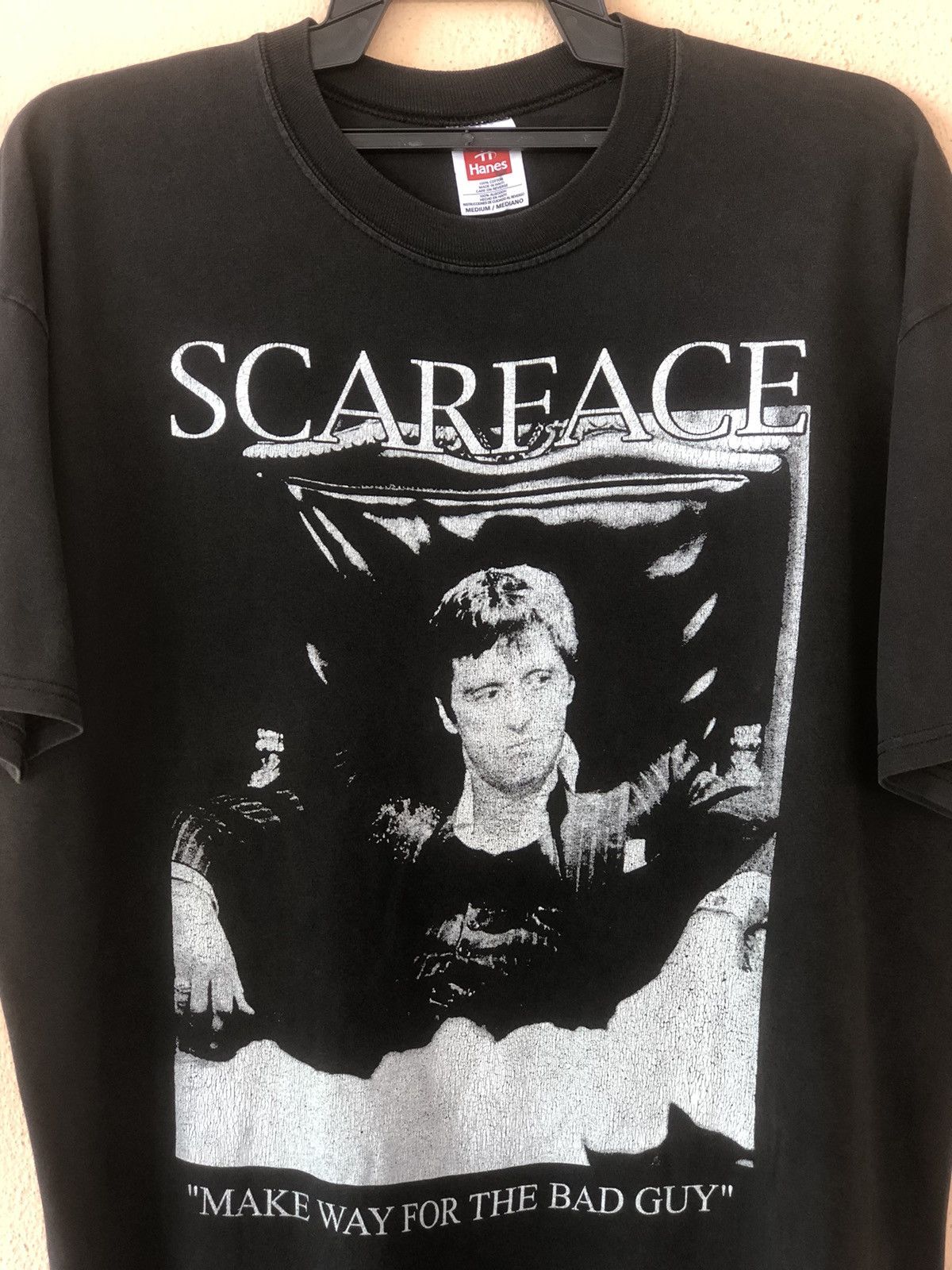 Vintage Vintage 90s SCARFACE Al Pachino Crime Movie Tee Size US L / EU 52-54 / 3 - 2 Thumbnail