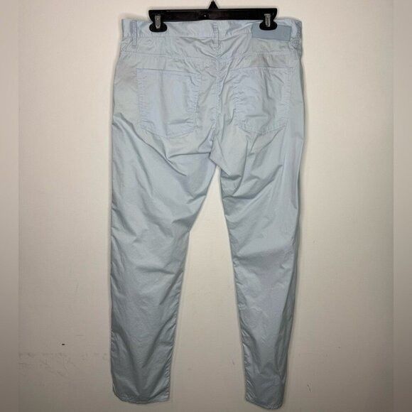 Giorgio Armani Giorgio Armani 5-Pocket Lightweight Trousers Light Blue Men’ Size US 34 / EU 50 - 7 Thumbnail