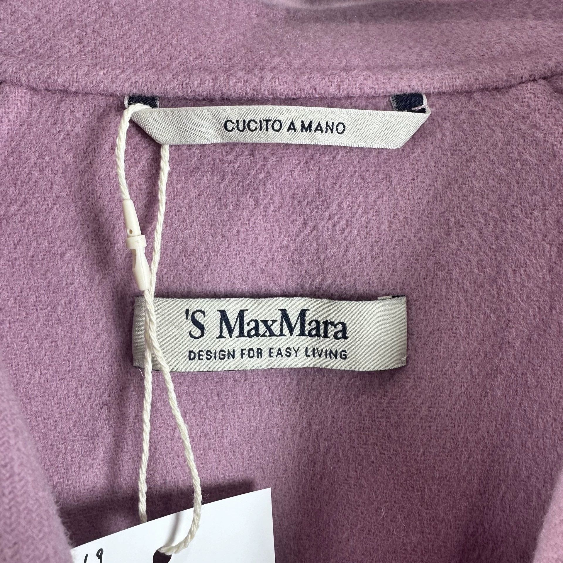 Max Mara MaxMara ARONA 99 New Pink Wool Coat 38 Size S / US 4 / IT 40 - 3 Thumbnail