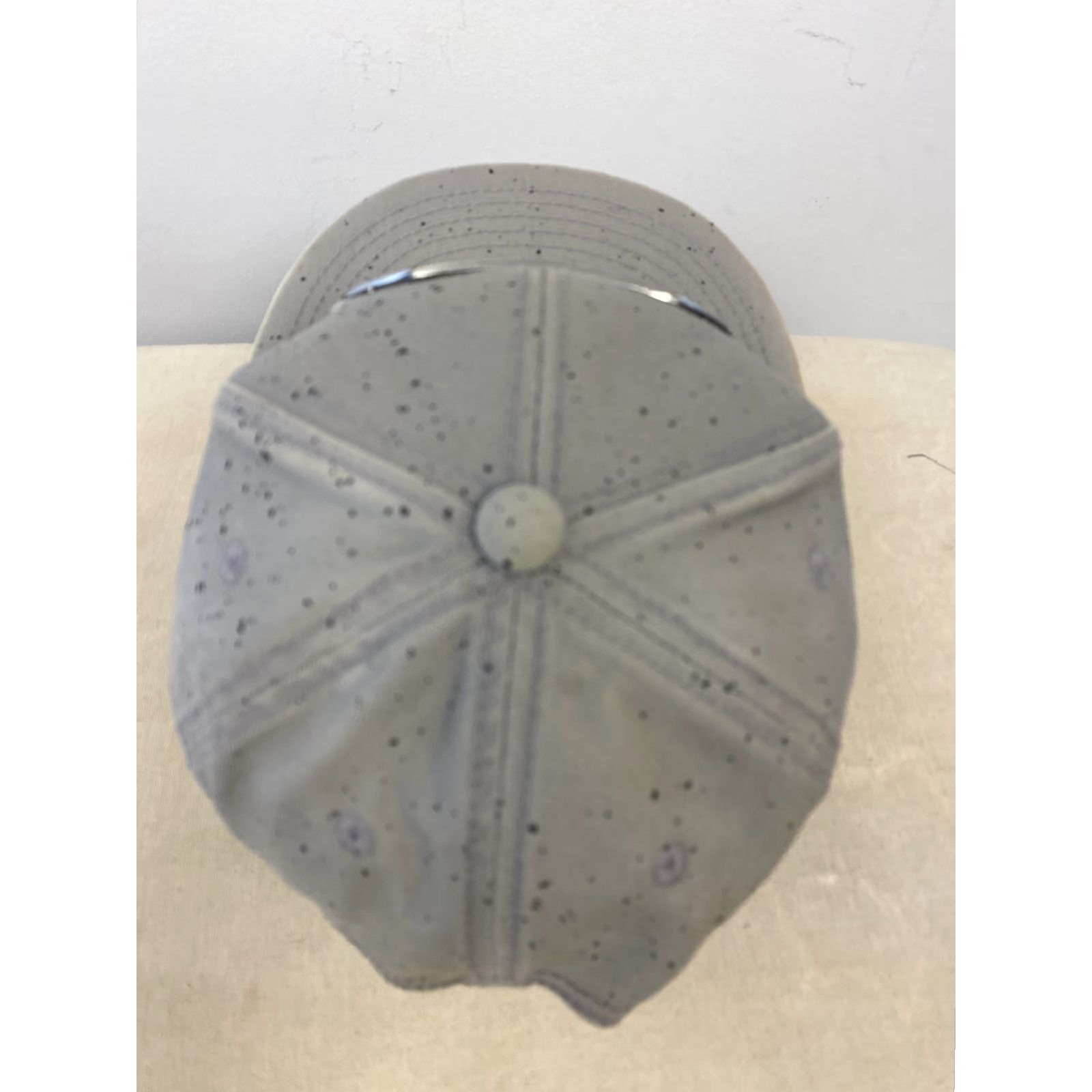 Vintage Gray Superman Hat One Size Fits All Metal Badge Gray Adjustable/ 200 Size ONE SIZE - 6 Thumbnail