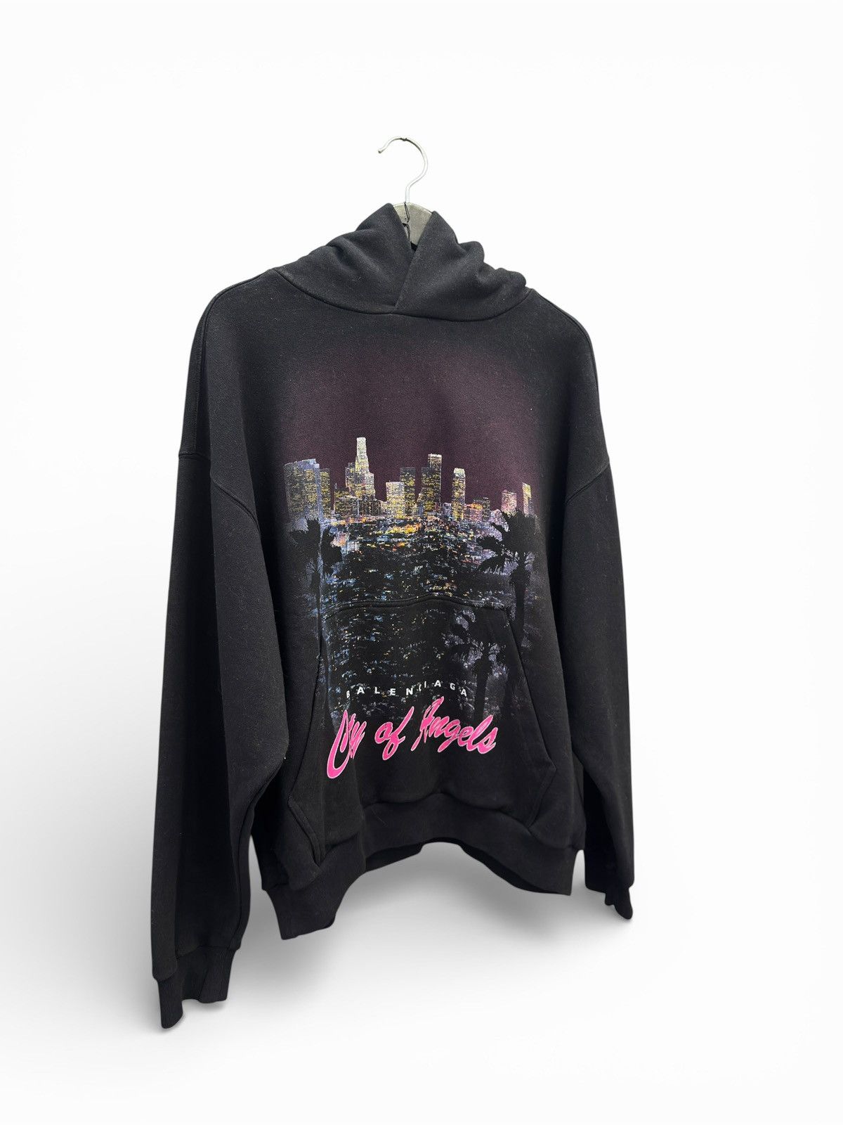 Balenciaga Balenciaga City Black Hoodie Size US XS / EU 42 / 0 - 3 Thumbnail