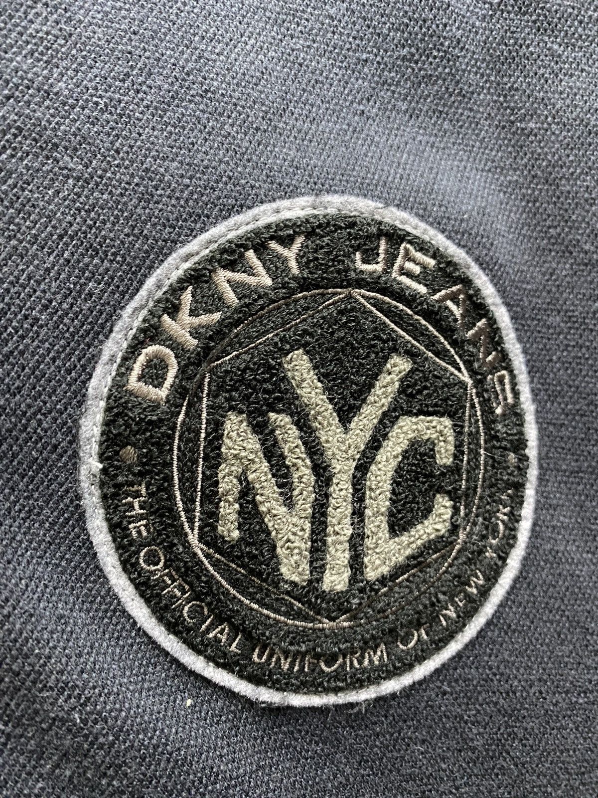 DKNY DKNY Jeans Cardigan Sweater Button Up Embroidery Patches Size US M / EU 48-50 / 2 - 6 Thumbnail