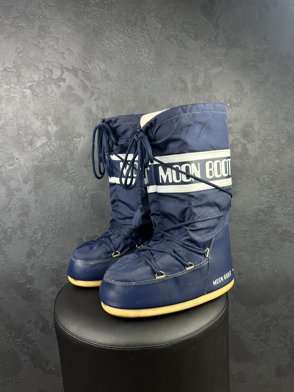 Moon Boot × Vintage Moon Boot Tecnica Blue Nylon Chunky Boots Size 39-41 Size US 7.5 / EU 40-41 - 1 Thumbnail