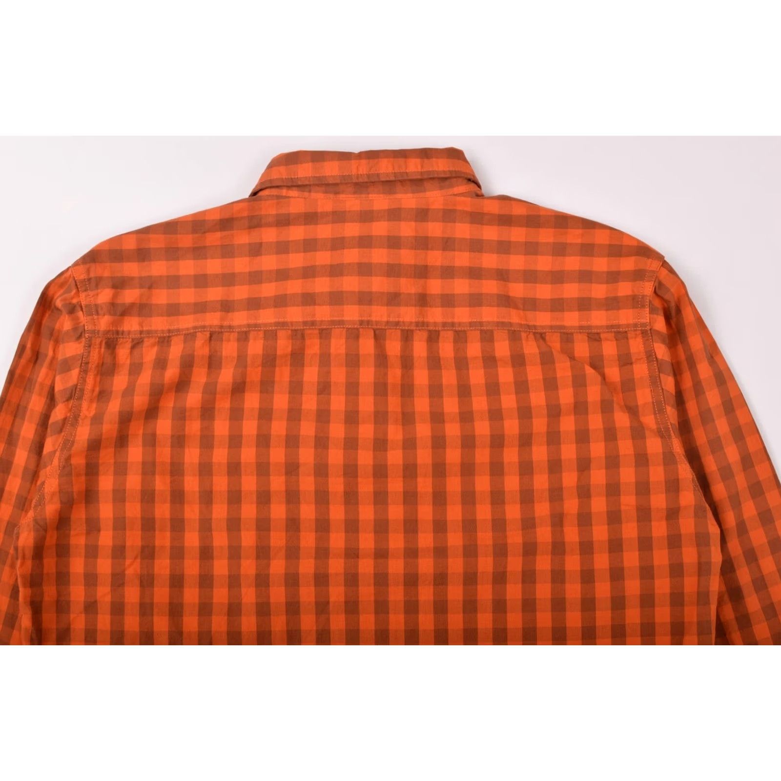Vintage KTM Bike Industries Factory Team Orange Check Button Shirt Racing Size S Mens Size US S / EU 44-46 / 1 - 7 Thumbnail