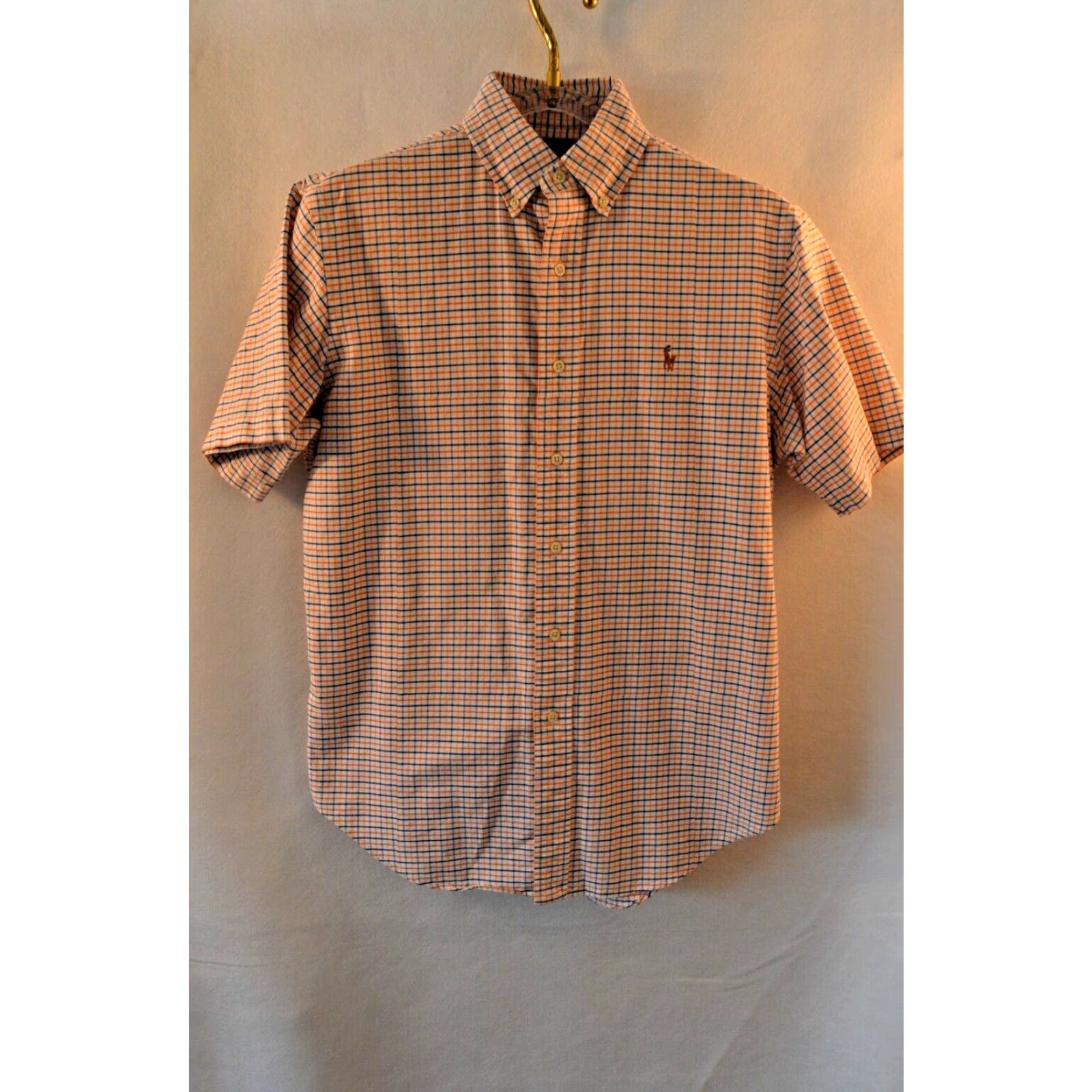 Polo Ralph Lauren Polo Ralph Lauren Shirt Mens M Button Up Short Sleeve Blake Blue Red White Plaid Size US M / EU 48-50 / 2 - 2 Thumbnail