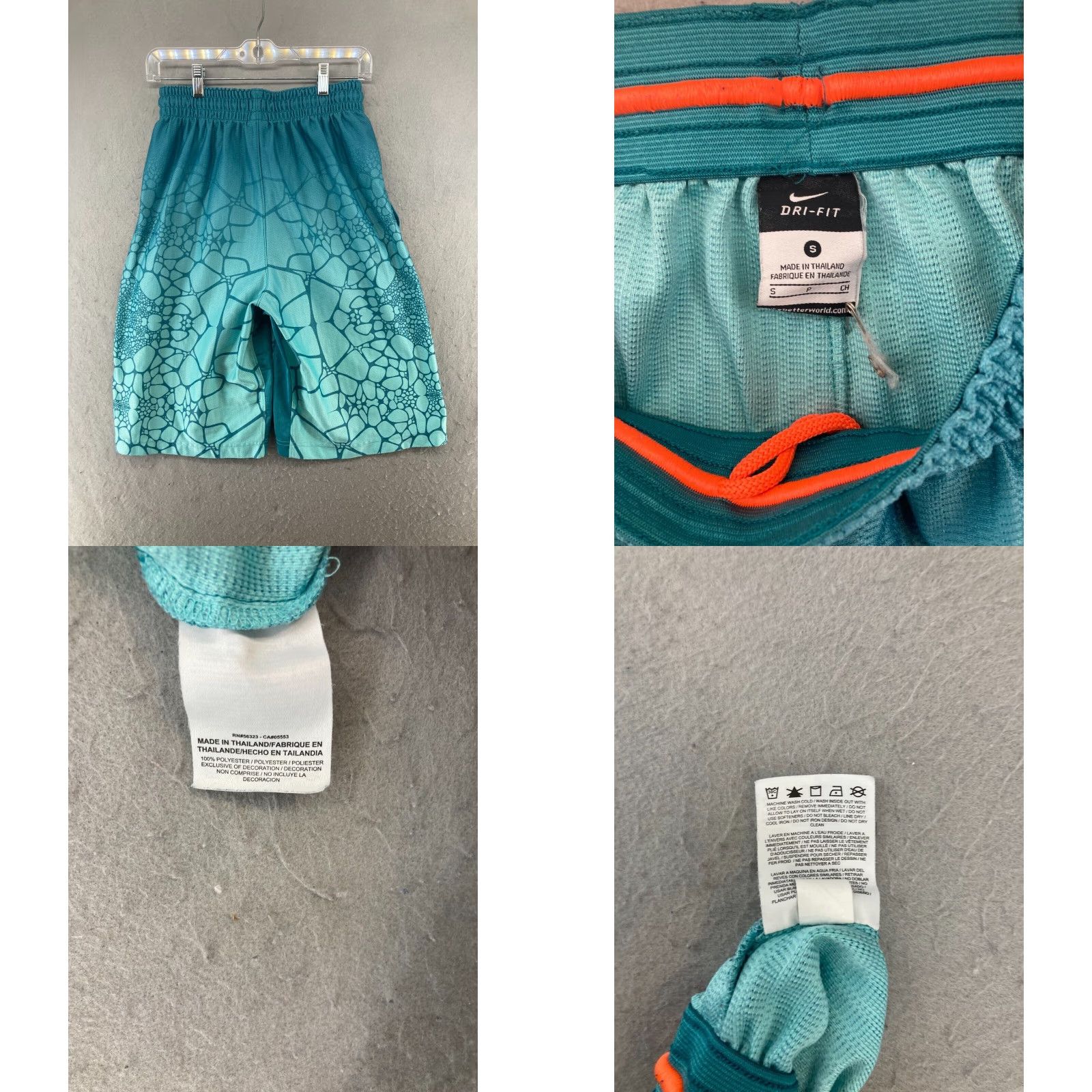 Nike Nike Dri Fit Athletic Shorts Mens Small Blue Snake Print Lebron James Size US 29 - 8 Thumbnail
