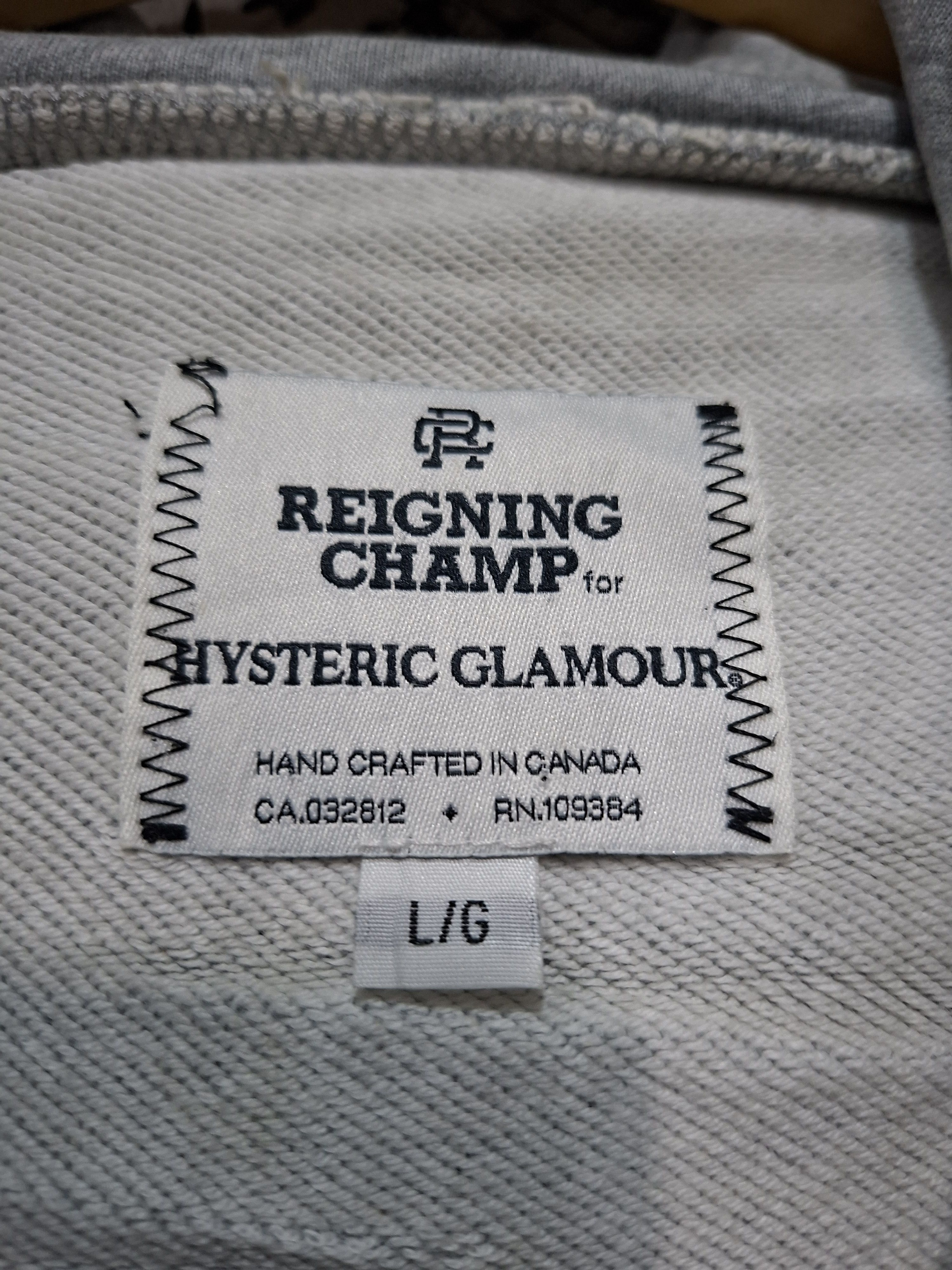 Hysteric Glamour HYSTERIC GLAMOUR X REIGNING CHAMP MICHIGAN 1984 ZIP HOODIE Size US L / EU 52-54 / 3 - 6 Thumbnail