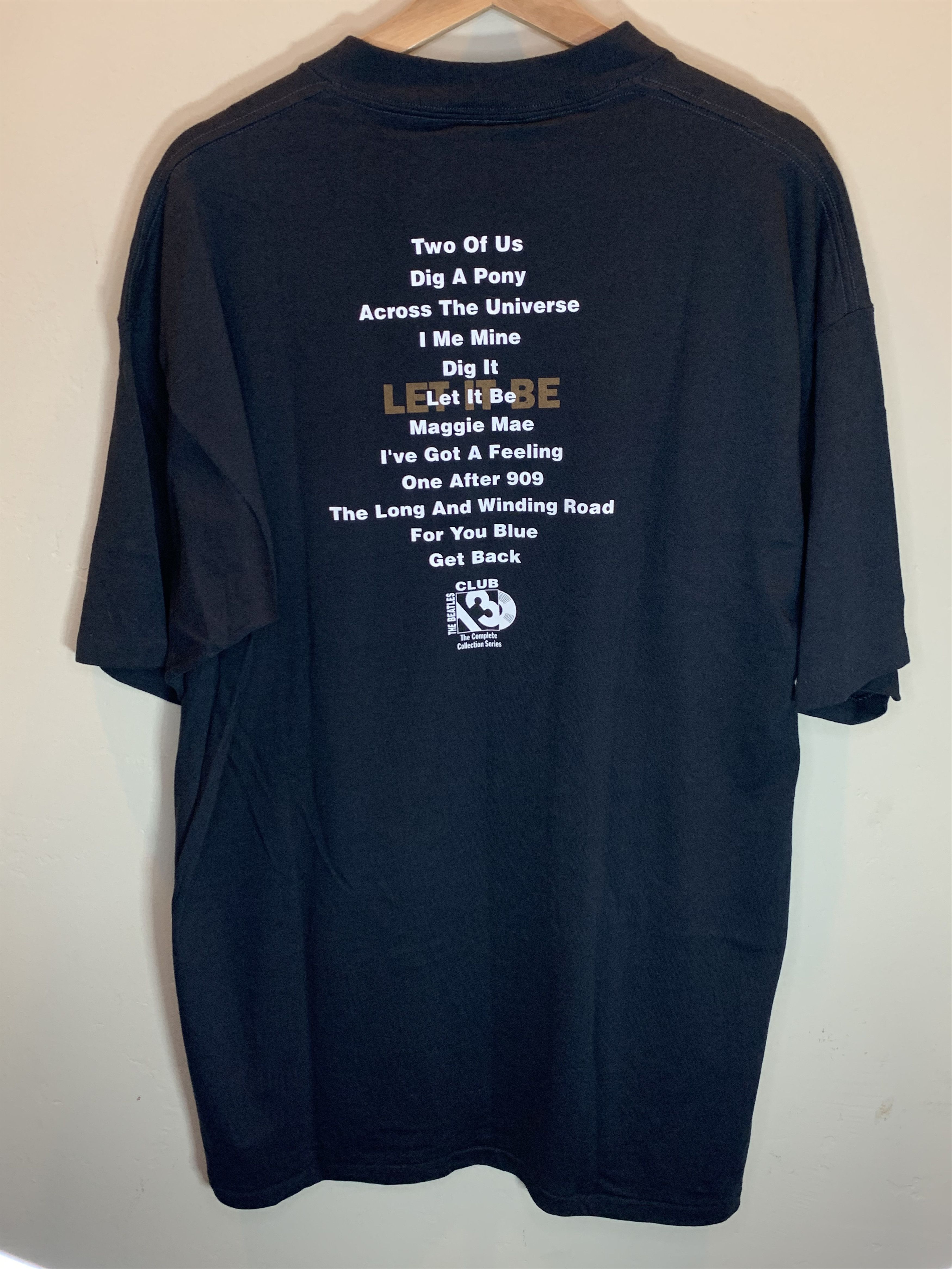 Band Tees RARE Vintage 90s The Beatles Let It Be Single Stitch T-Shirt Size US XL / EU 56 / 4 - 2 Thumbnail