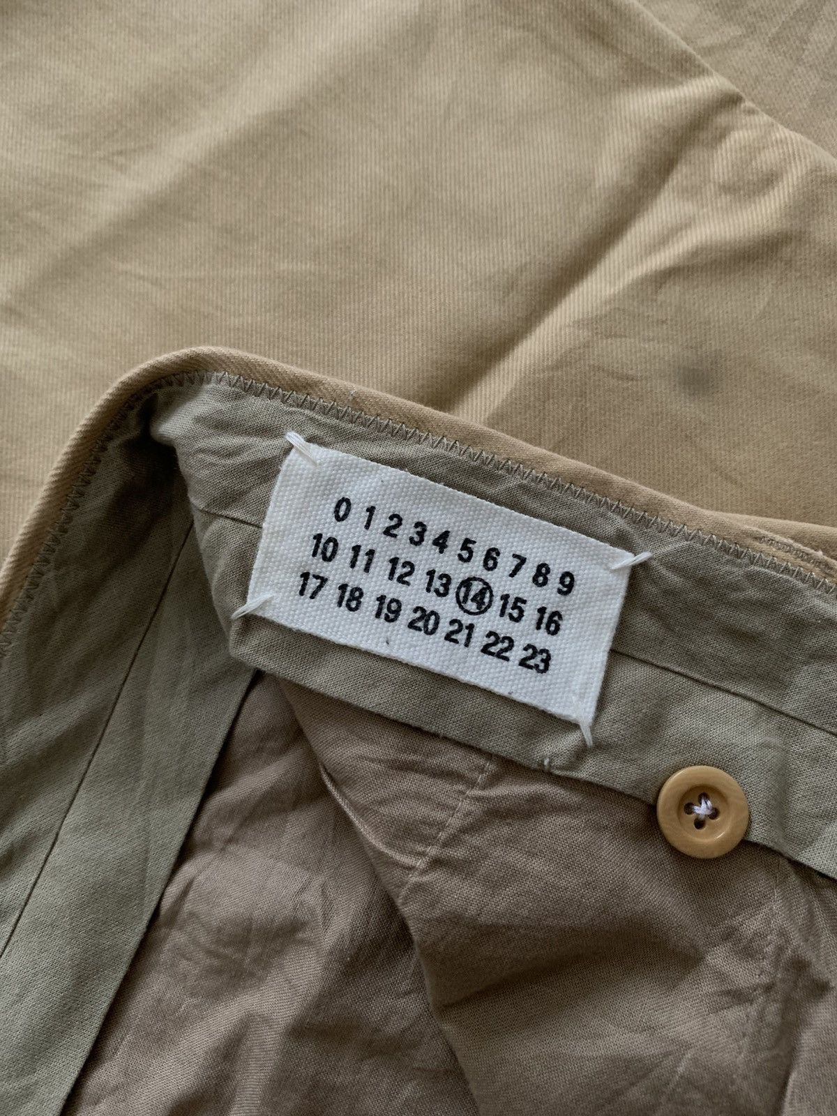 Maison Margiela Last📦Maison Margiela Twill Cotton Wide Leg Trousers Size US 29 - 5 Thumbnail