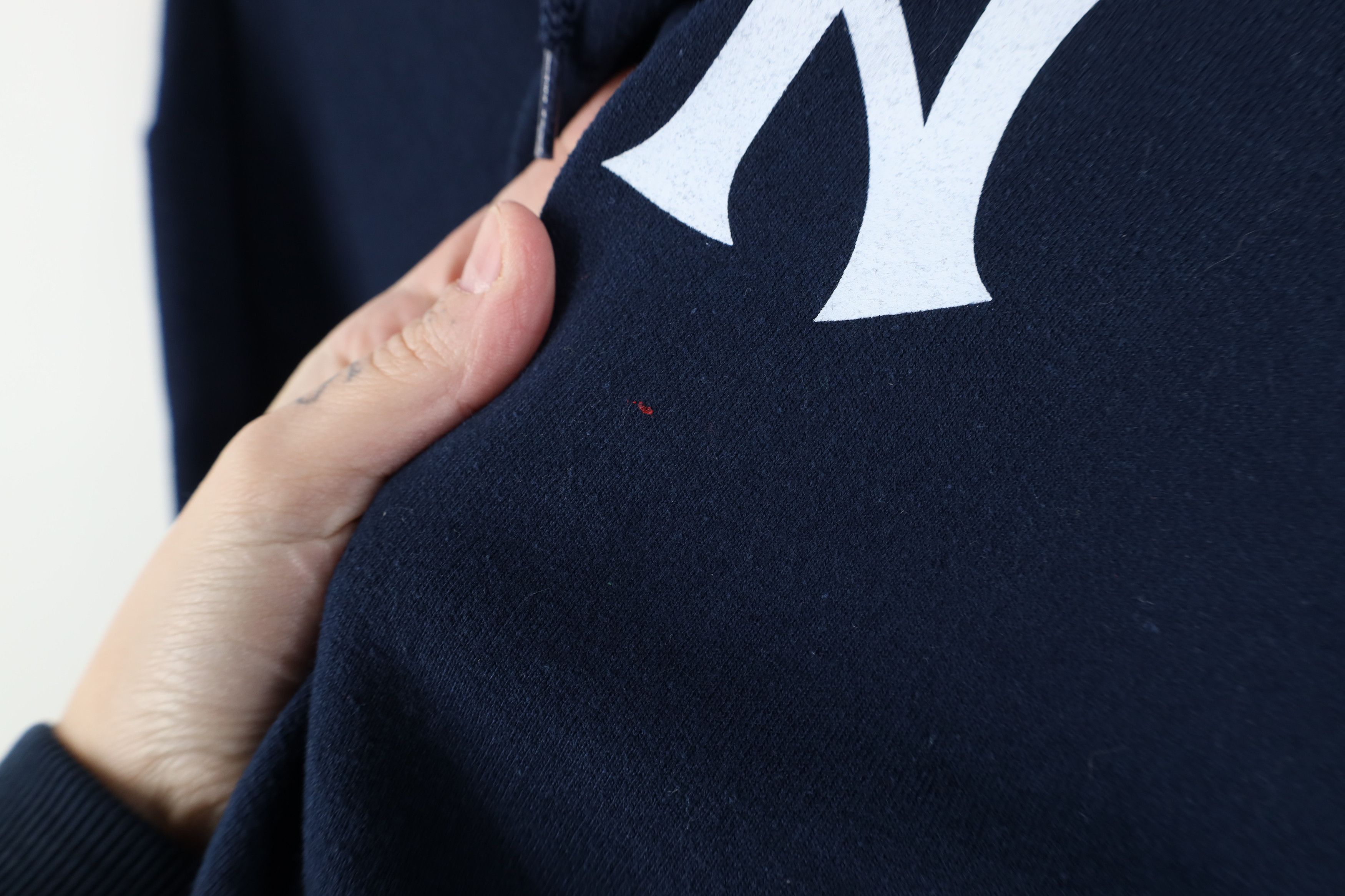 Vintage Vintage 90s Y2K New York Yankees Baseball Hoodie Blue Size US L / EU 52-54 / 3 - 5 Thumbnail