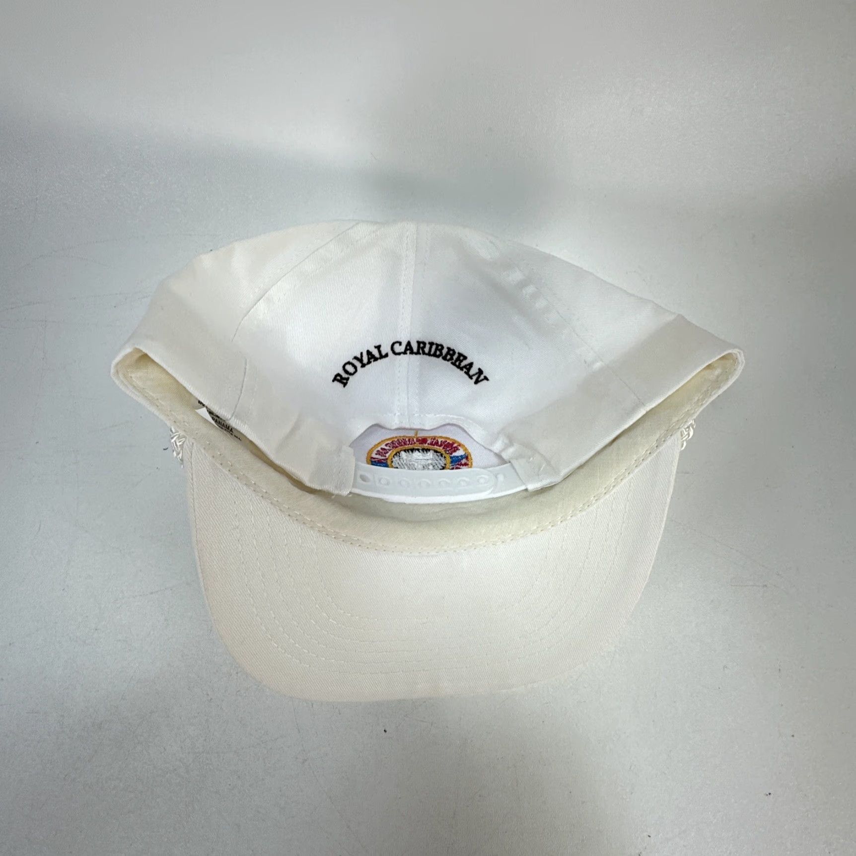 Vintage Royal Caribbean Vision Of The Seas Hat Snapback Trucker Cap Baseball Cap Adjustable Blue Twill Cotton Men MENS Travel Casual Shirt? Size ONE SIZE - 4 Thumbnail